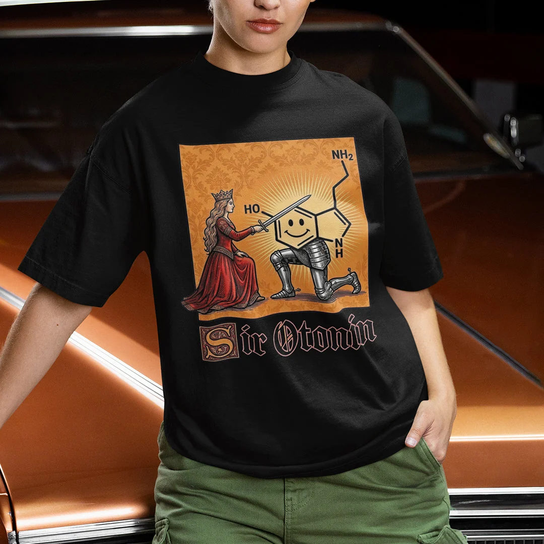 Sir Otonin (serotonin) T-Shirt - Image 7