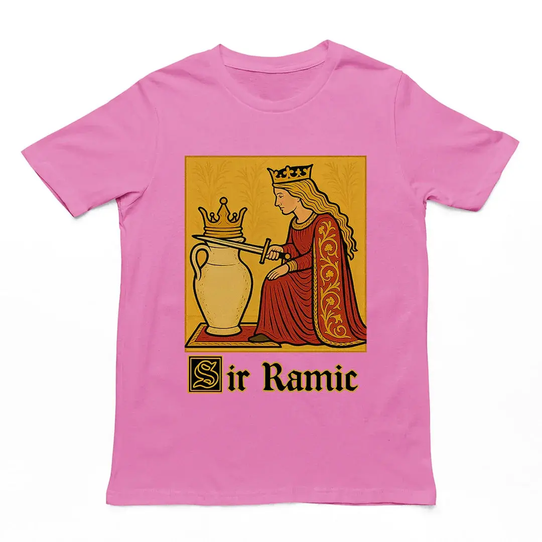 Sir Ramic Handdrawn Funny T-Shirt - Image 5