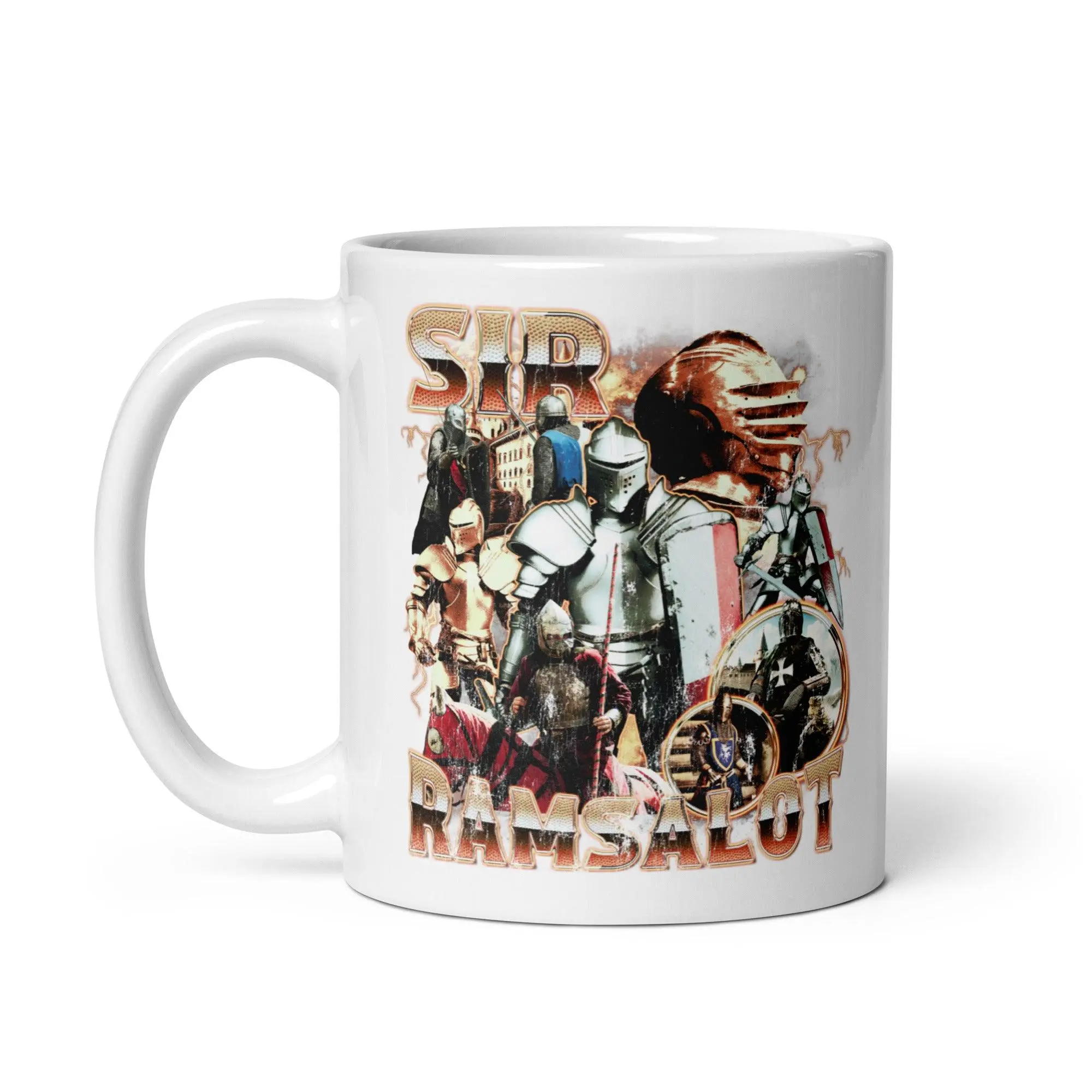 Sir Ramsalot White glossy mug - Image 3