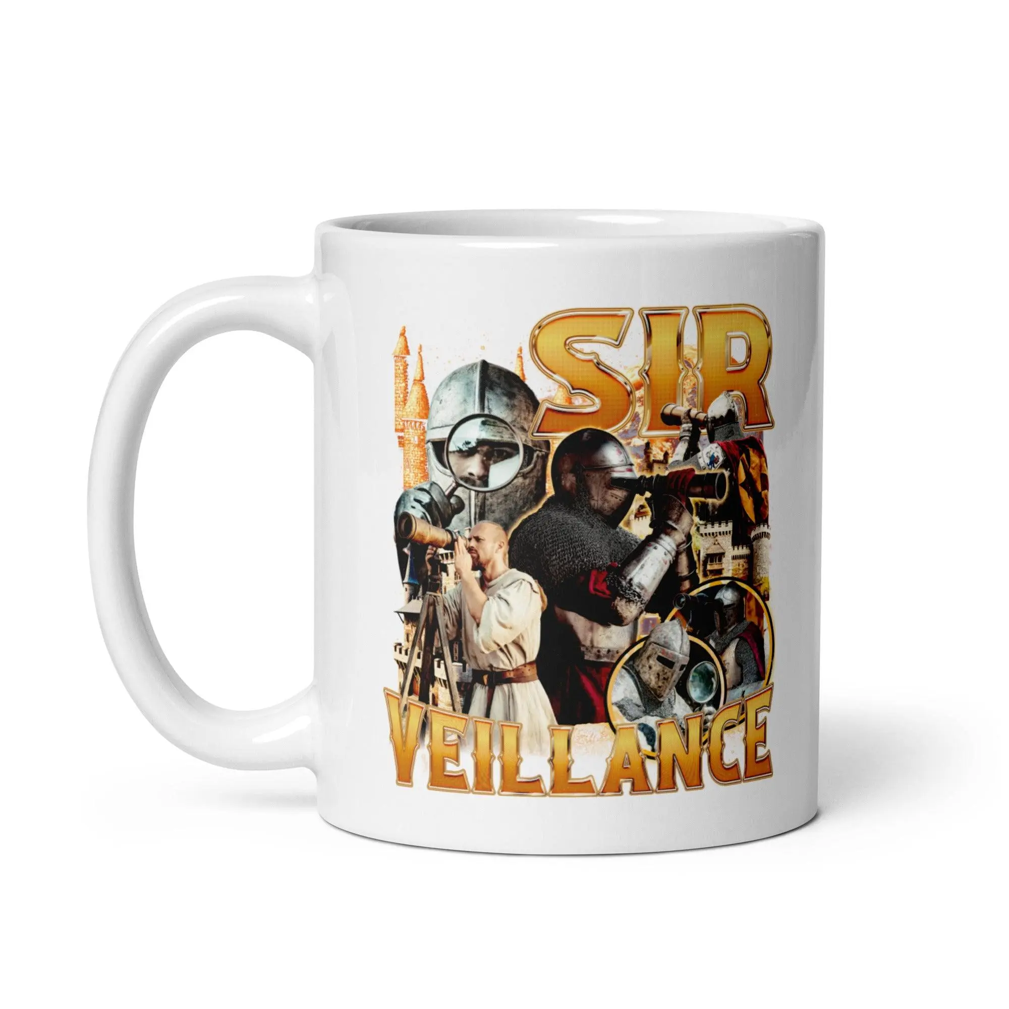 Sir Veillance White glossy mug - Image 2