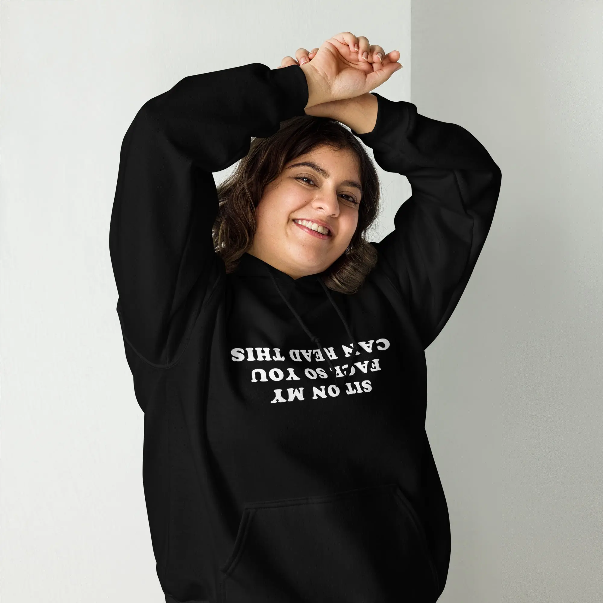 Sit on my face so you can read this Hoodie - Image 8