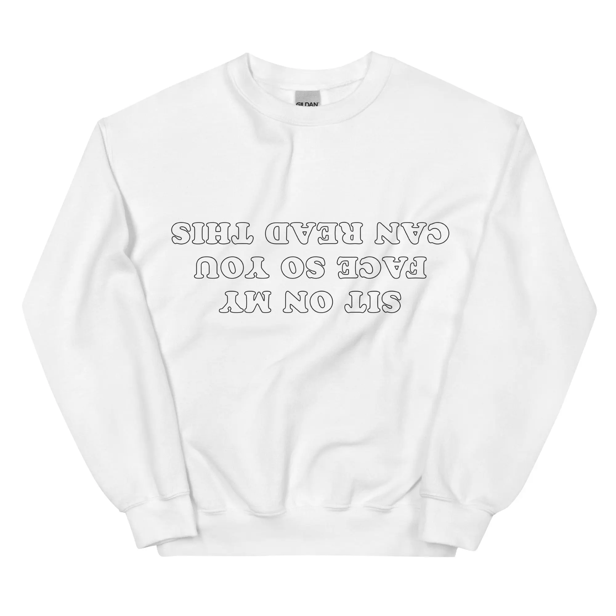 Sit on my face so you can read this sweatshirt - Image 9