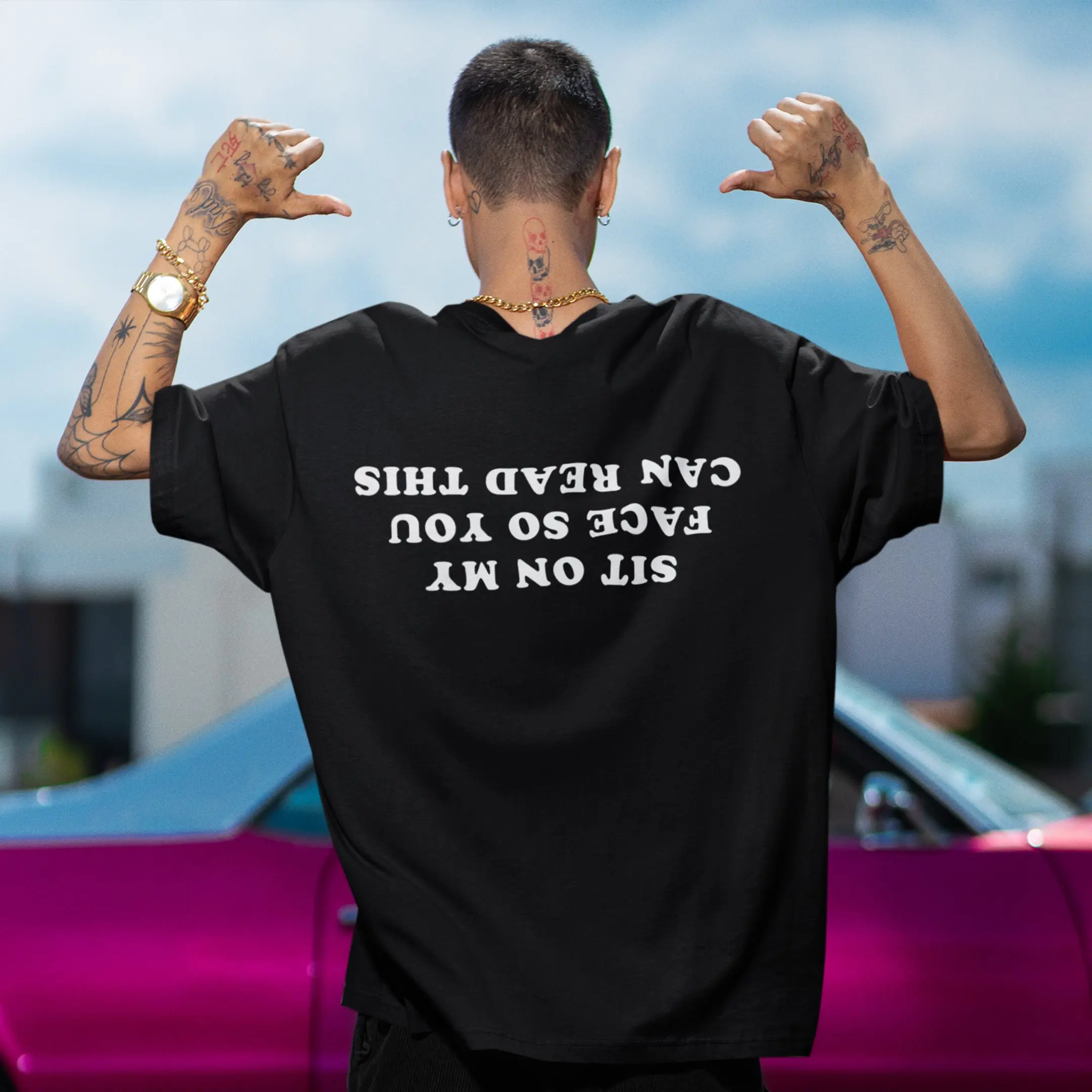 Sit on my face so you can read this T-Shirt (backprint) - Image 7