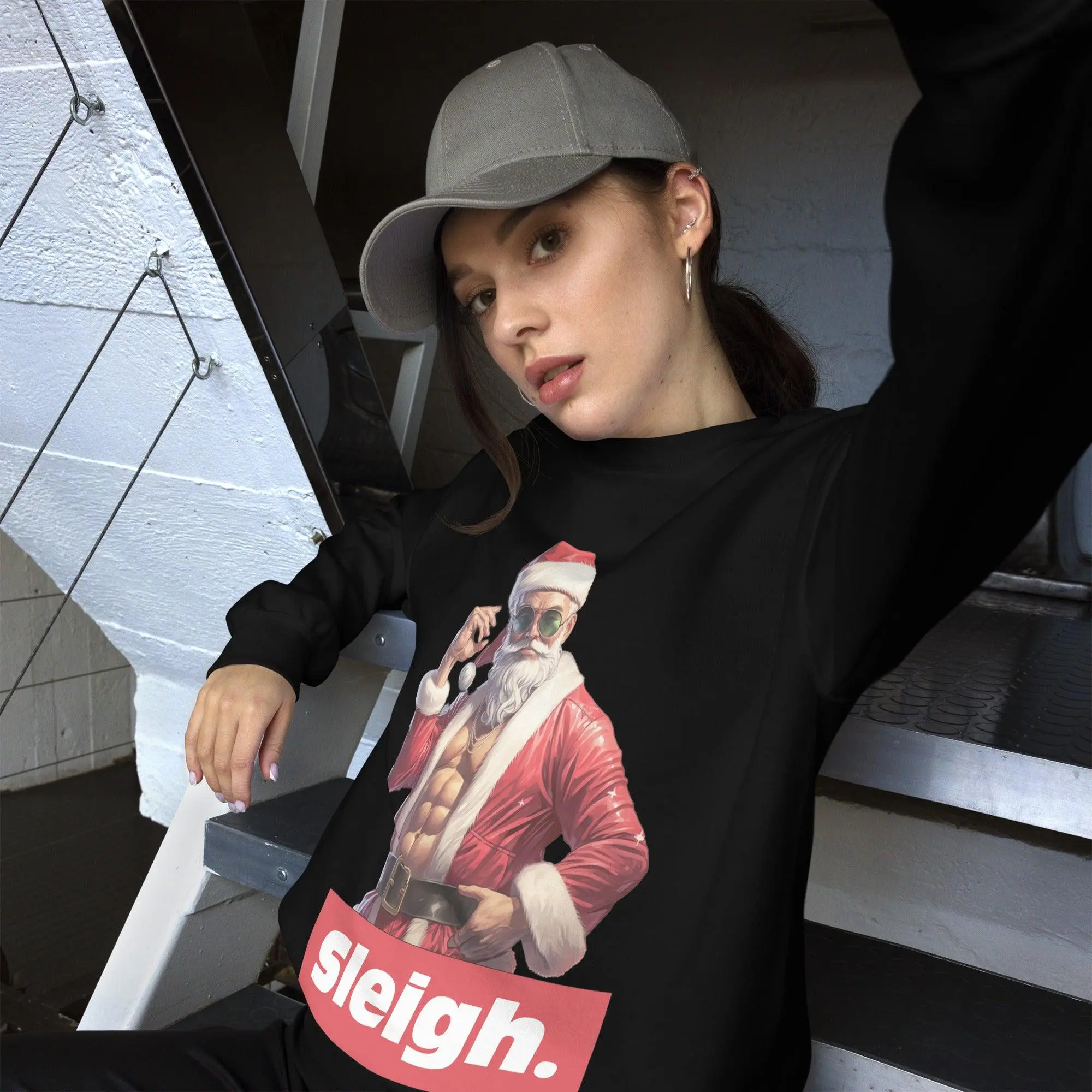 Sleigh Christmas sweatshirt - Image 10
