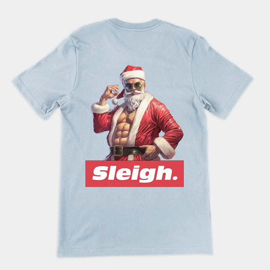 Sleigh Christmas t-shirt (backprint) - Image 4