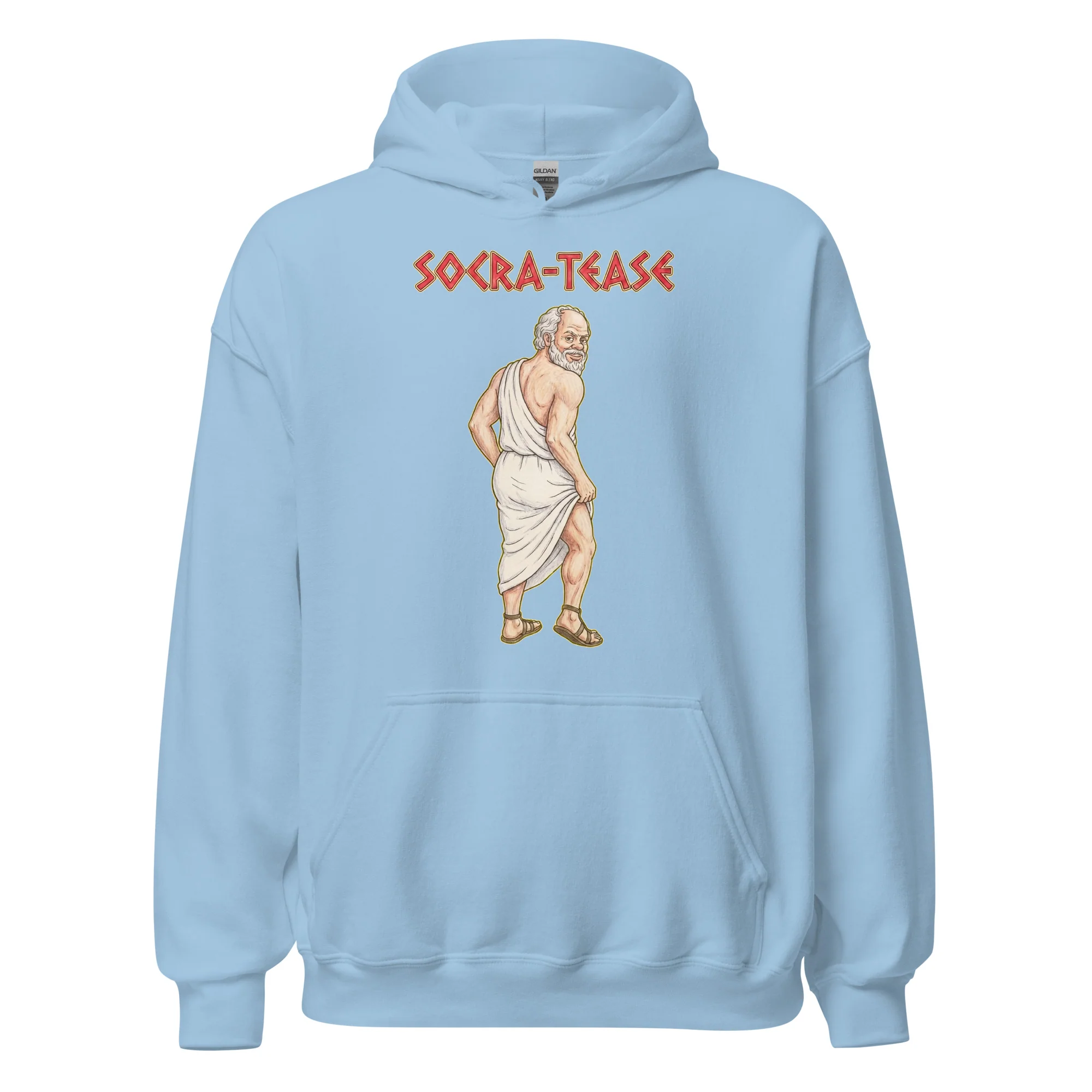 Socra-tease (Socrates being a tease) Hoodie - Image 5