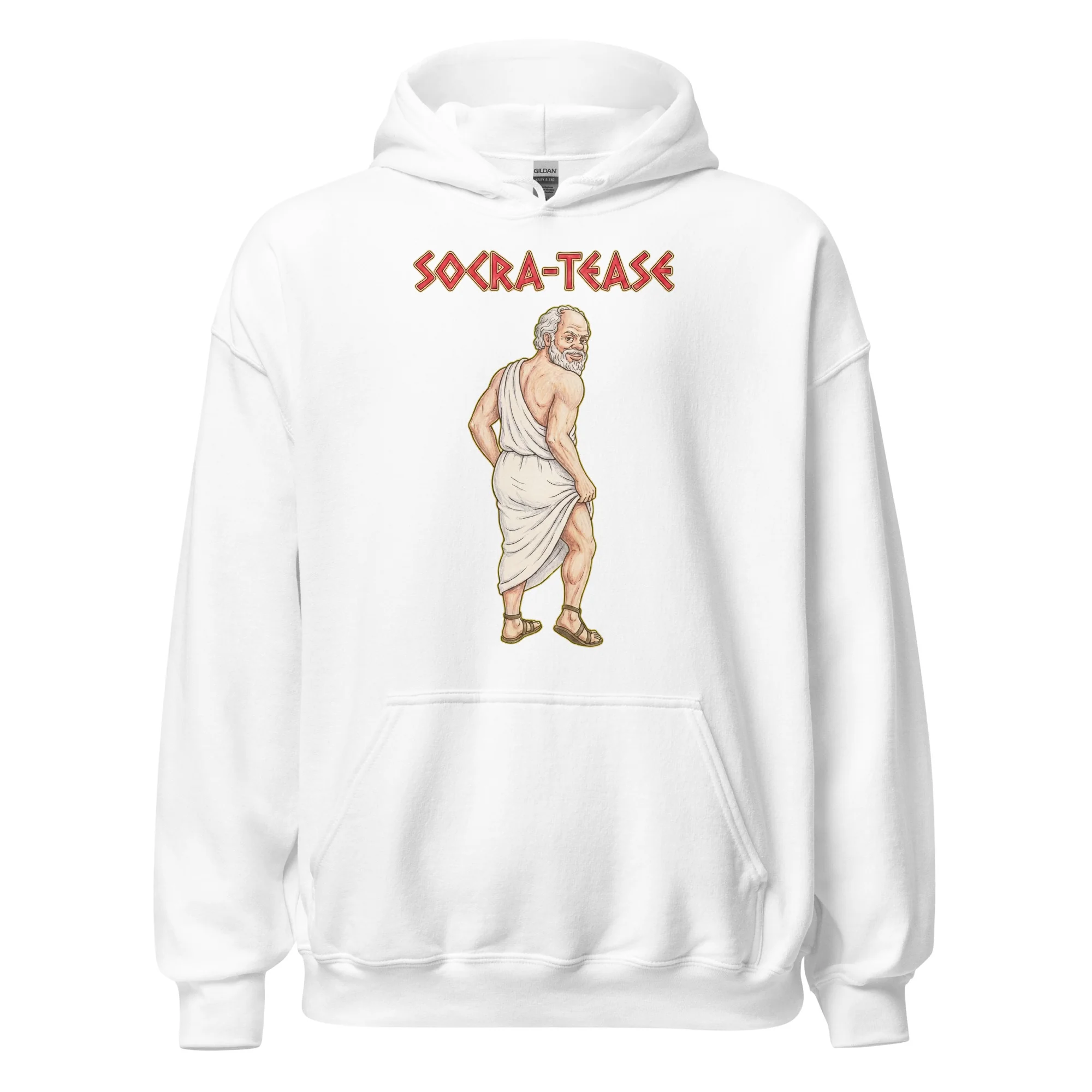 Socra-tease (Socrates being a tease) Hoodie - Image 7