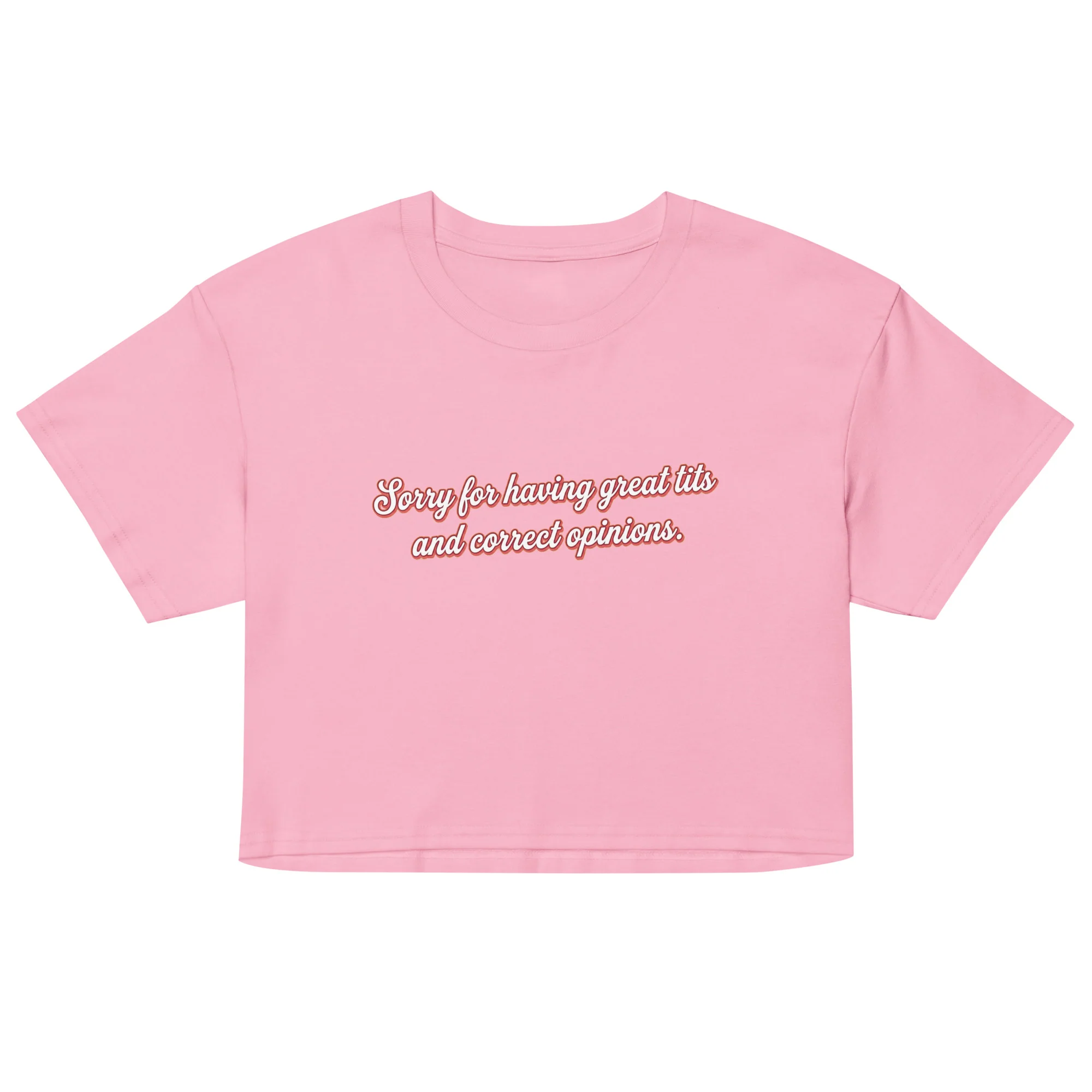 Sorry for having great tits and correct opinions crop top - Image 2