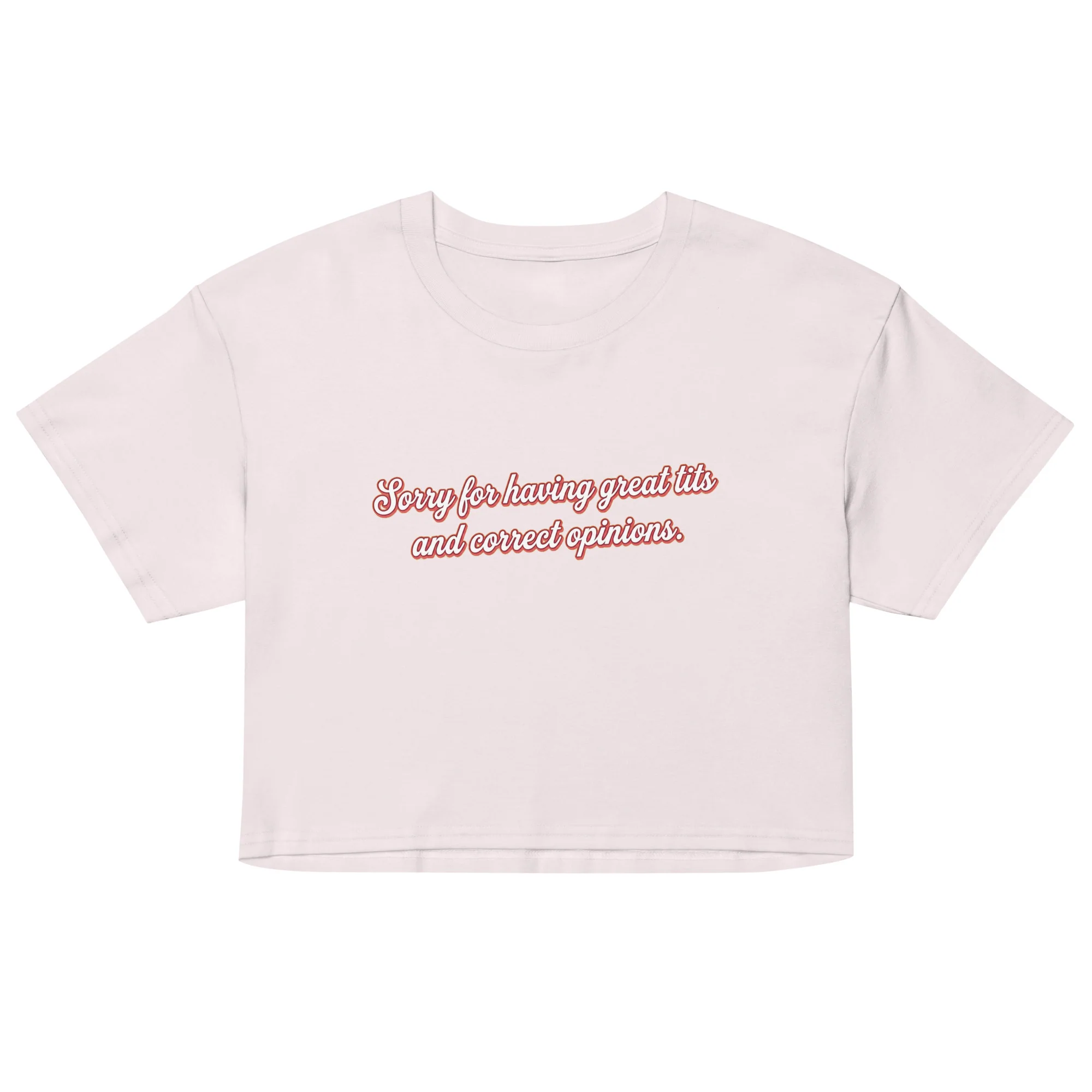 Sorry for having great tits and correct opinions crop top - Image 4