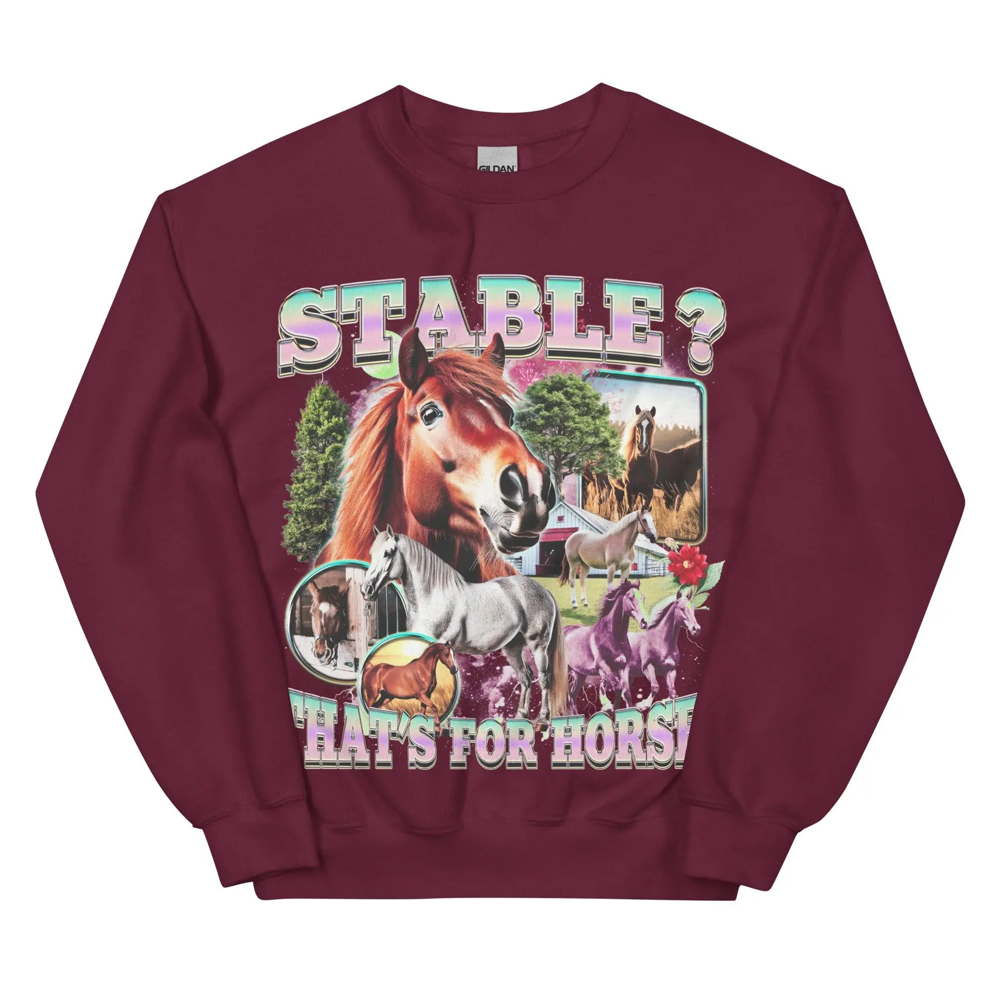 Stable_ That's for horses sweatshirt - Image 4