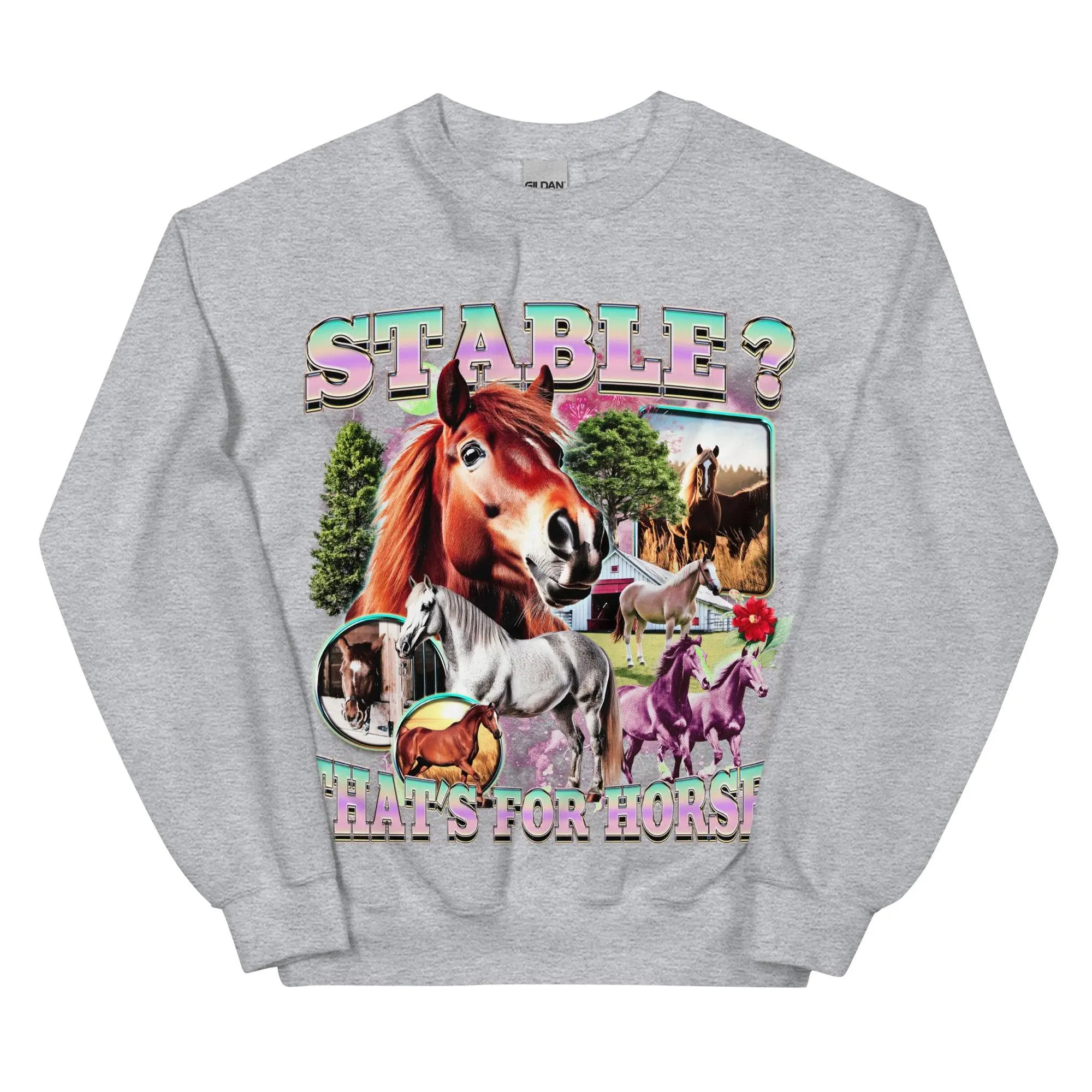 Stable_ That's for horses sweatshirt - Image 7