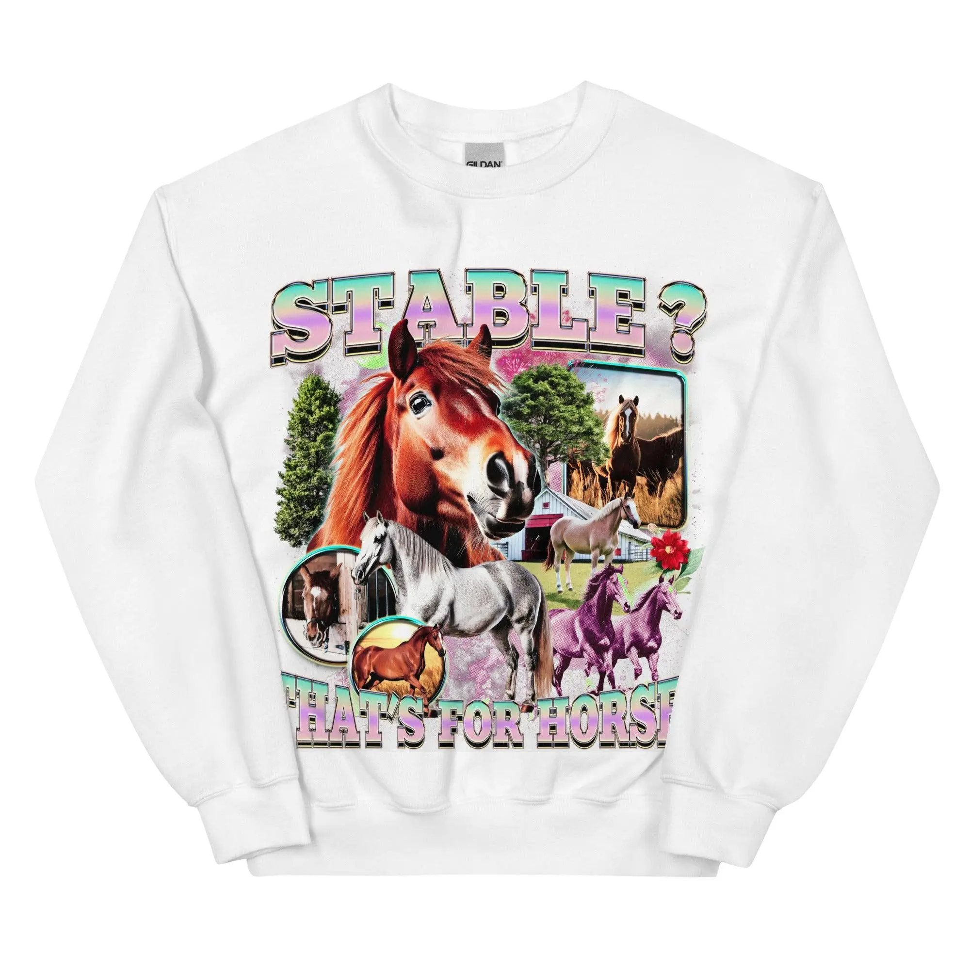 Stable_ That's for horses sweatshirt - Image 9