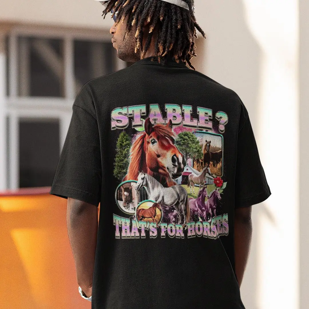 Stable_ That's for horses t-shirt (backprint) - Image 7