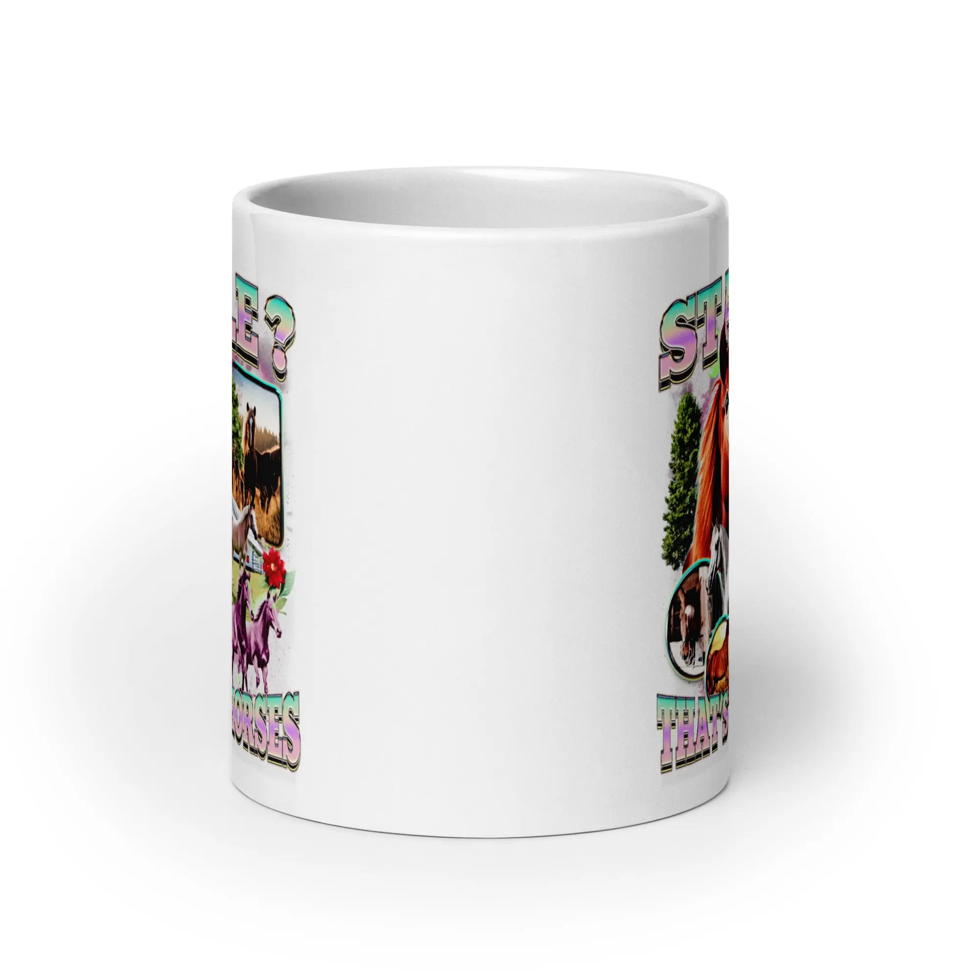 Stable_ That's for horses White glossy mug - Image 8
