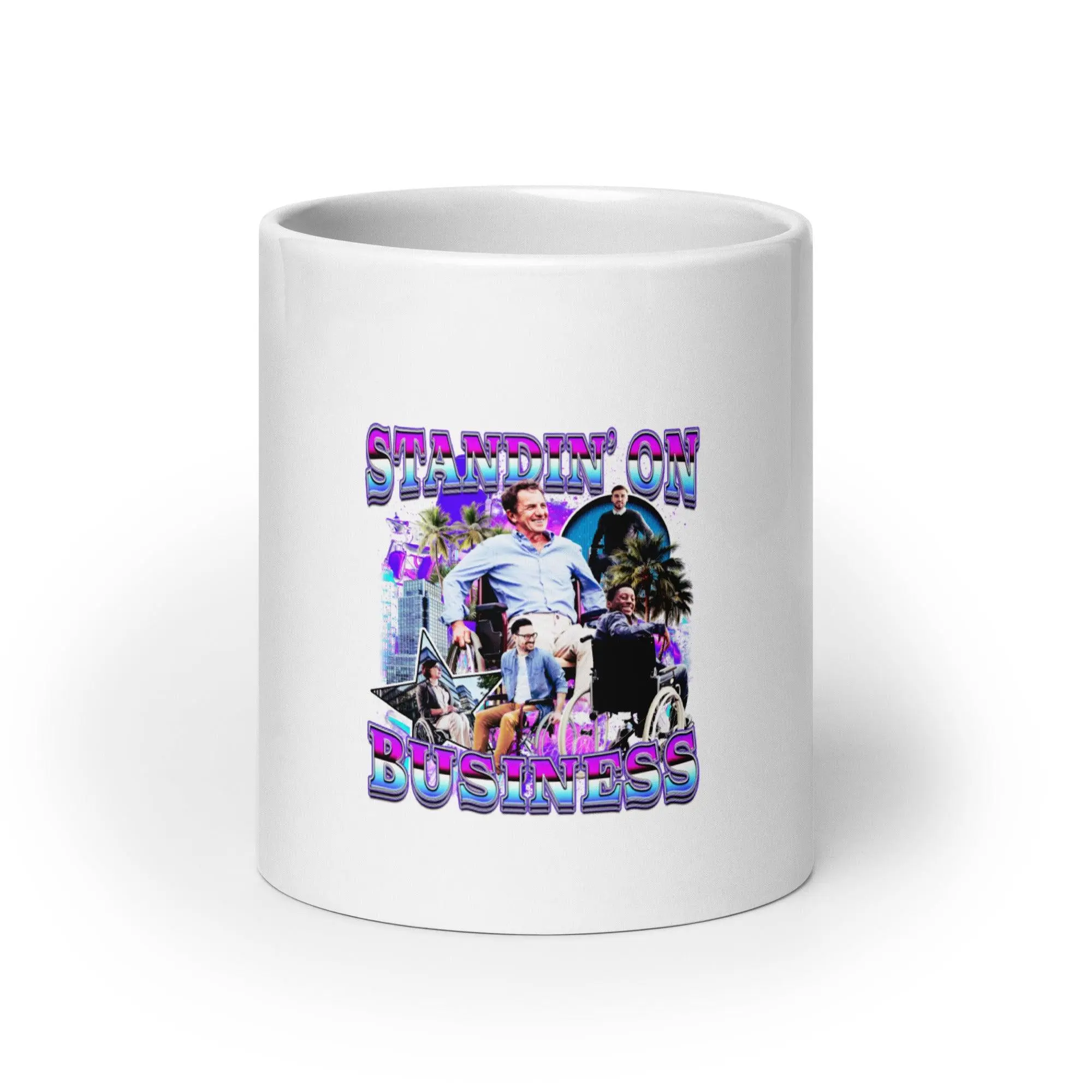 Standin on Business White glossy mug - Image 10
