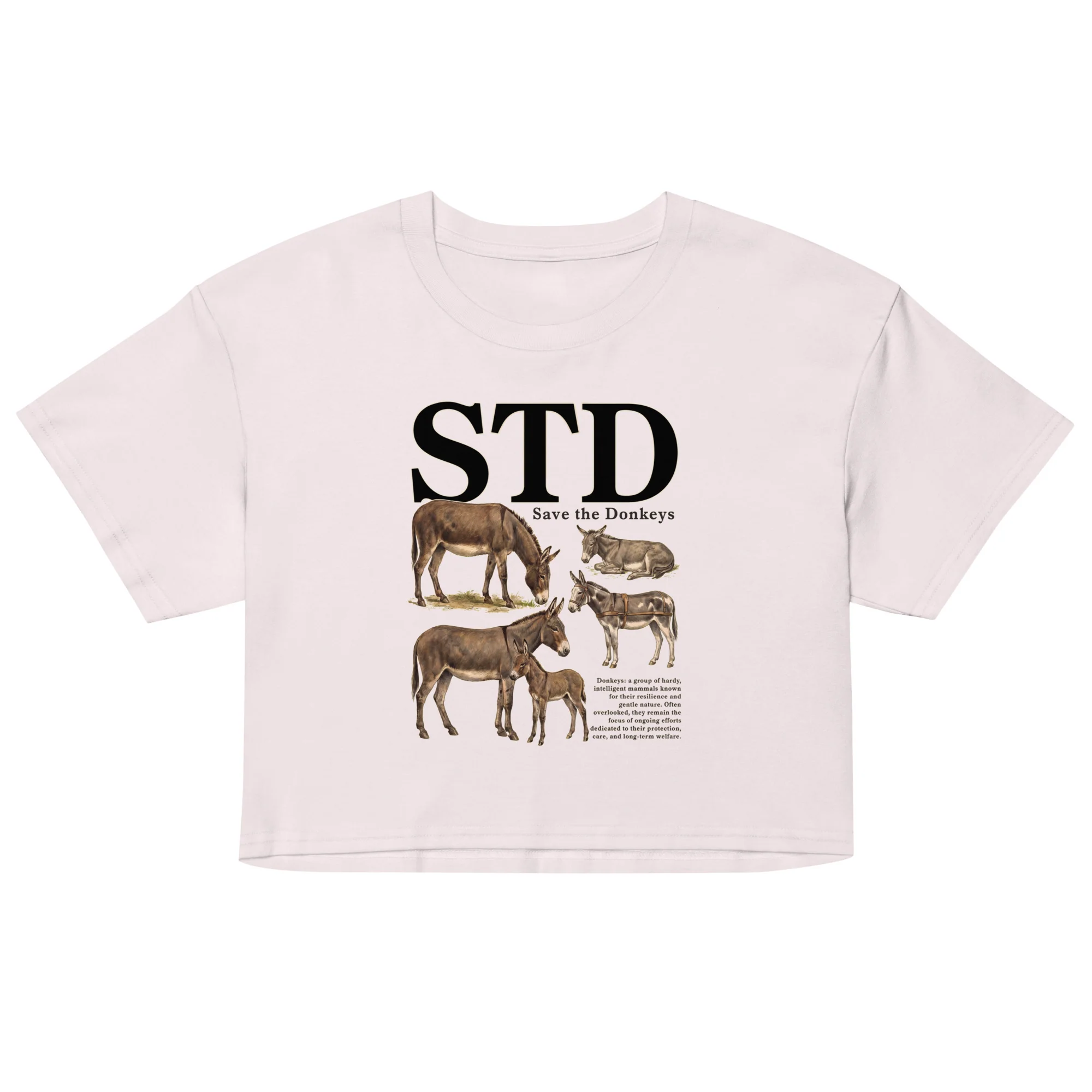 STD (save the donkeys) crop top - Image 4