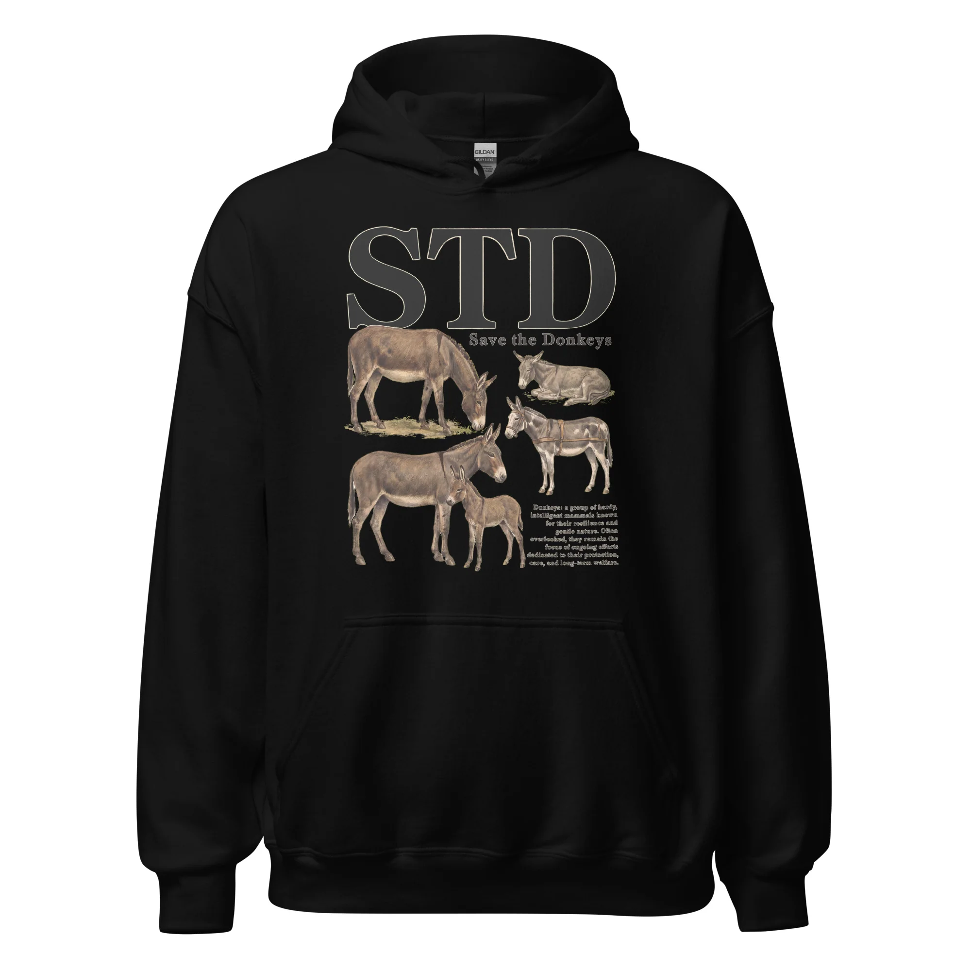 STD (save the donkeys) Hoodie