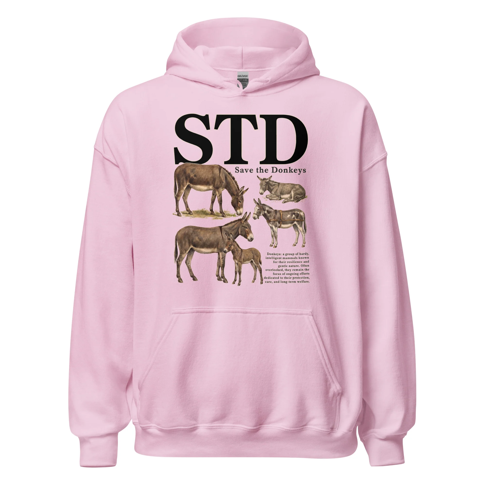 STD (save the donkeys) Hoodie - Image 6
