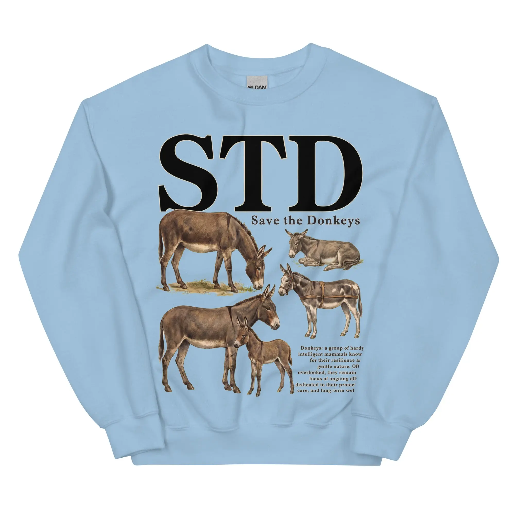 STD (save the donkeys) sweatshirt - Image 6