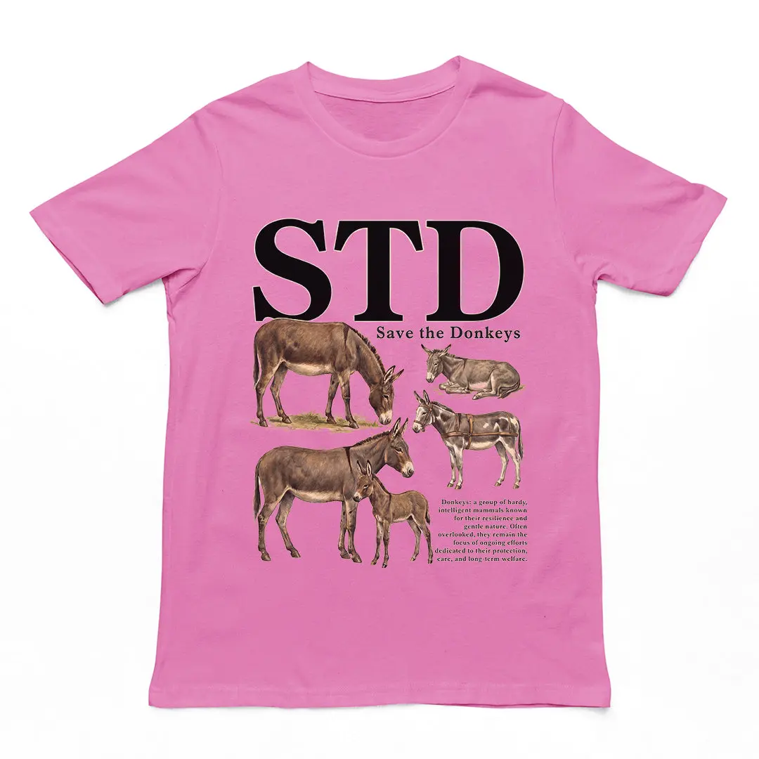 STD (save the donkeys) T-Shirt - Image 3