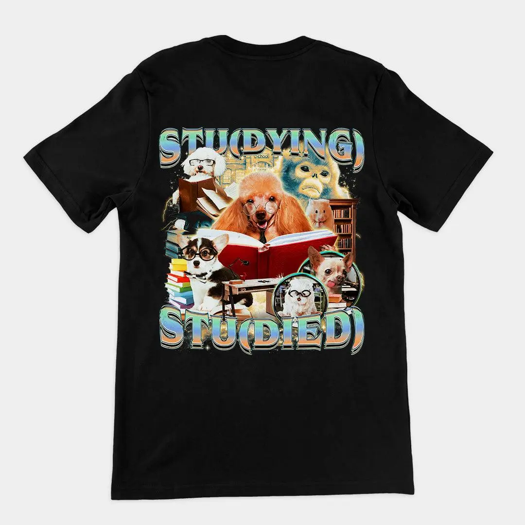 Stu(dying) Stu(died) T-Shirt (backprint)