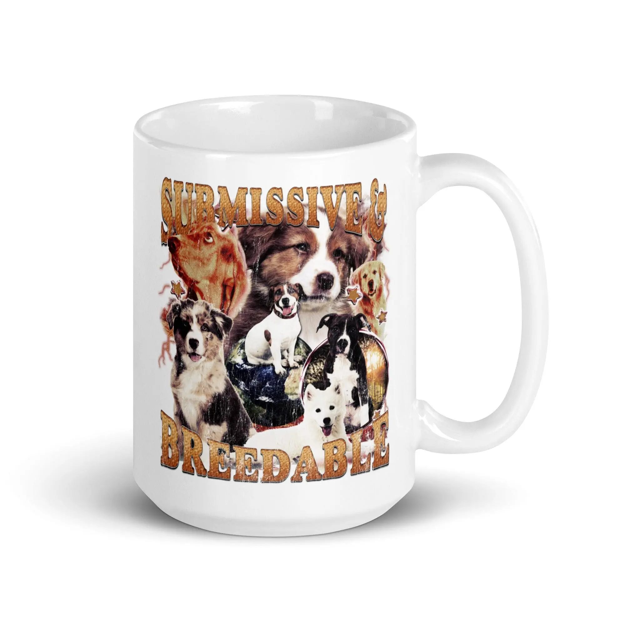 Submissive and Breedable White glossy mug - Image 6