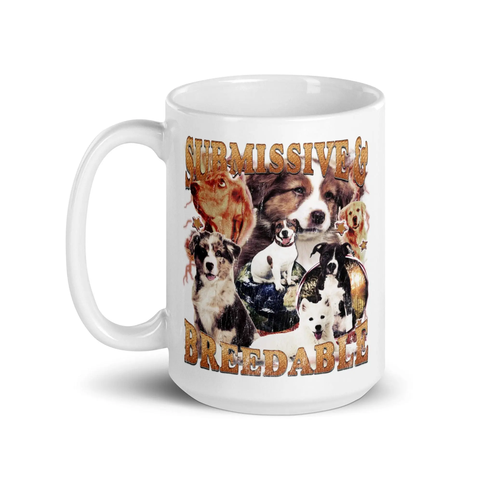 Submissive and Breedable White glossy mug - Image 7