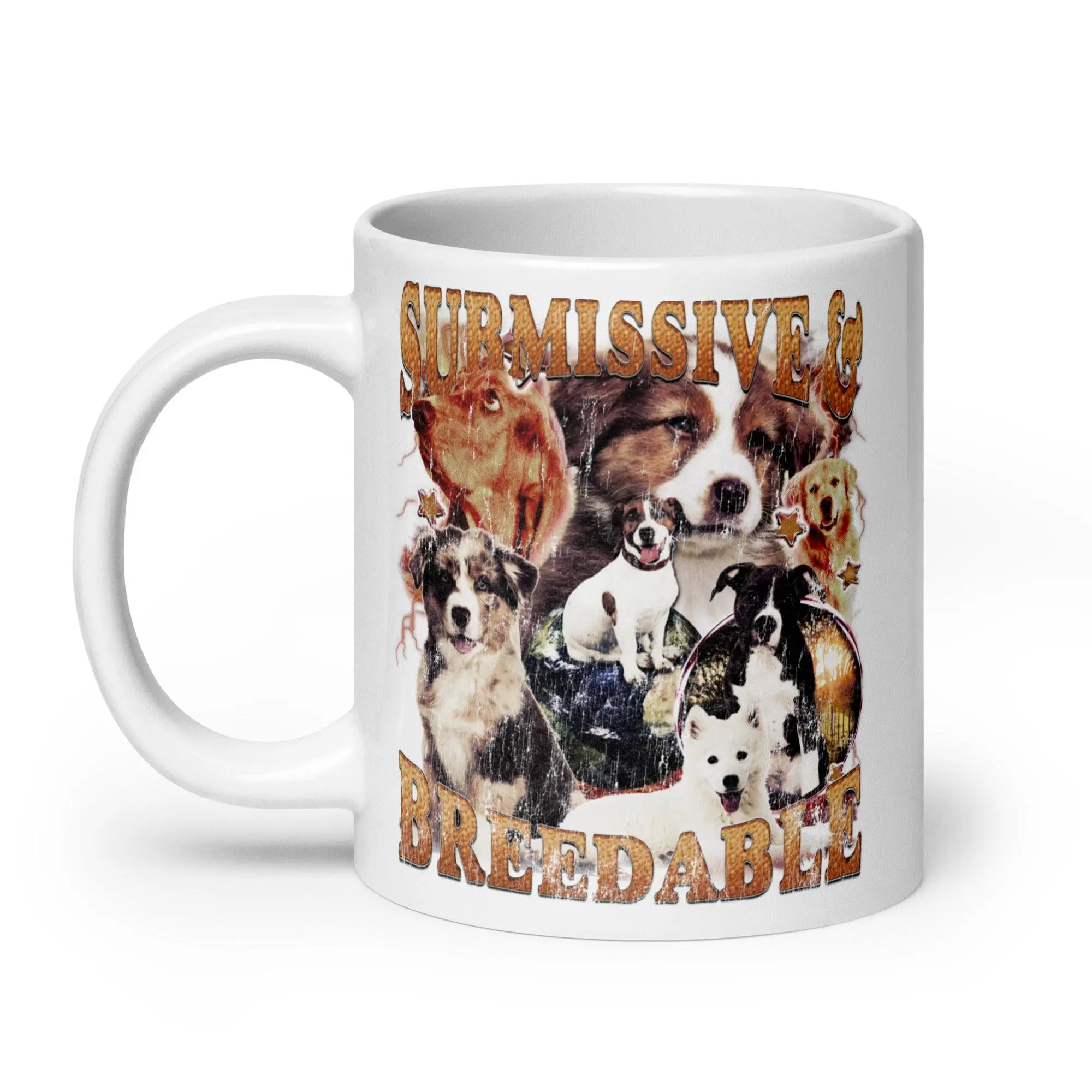 Submissive and Breedable White glossy mug - Image 9
