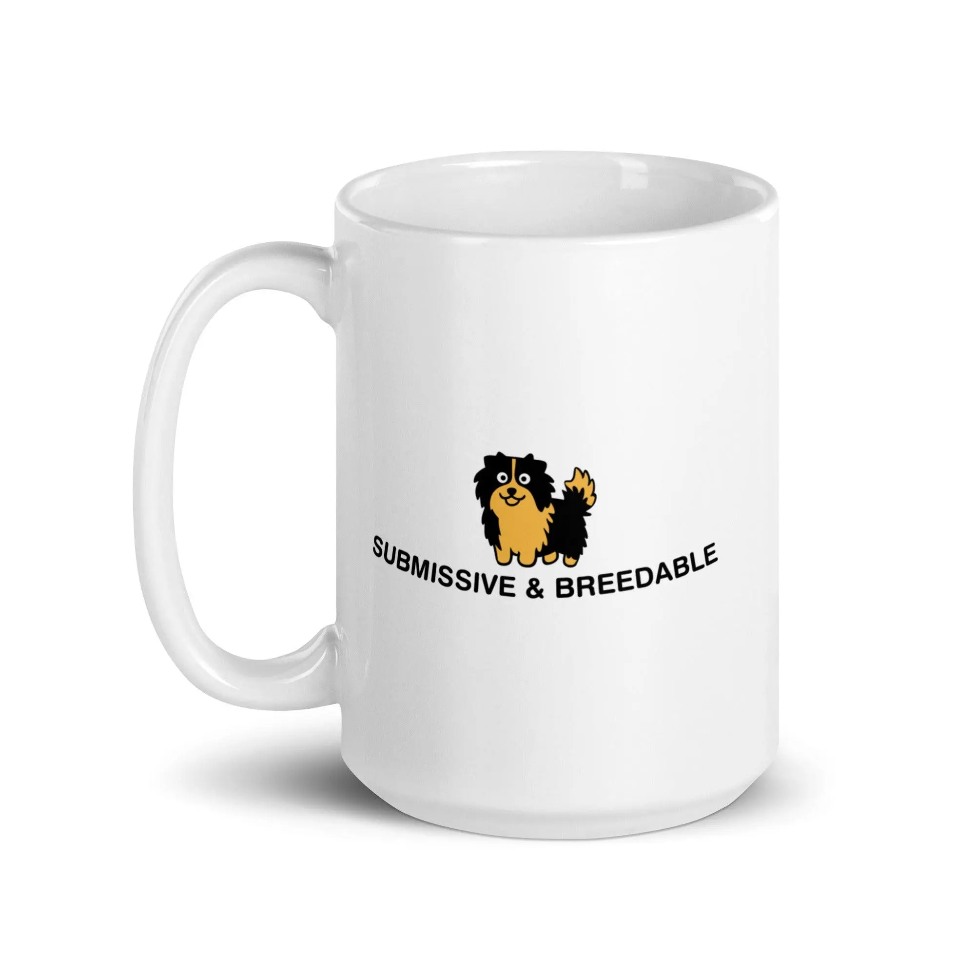 Submissive and Breedable White glossy mug - Image 7
