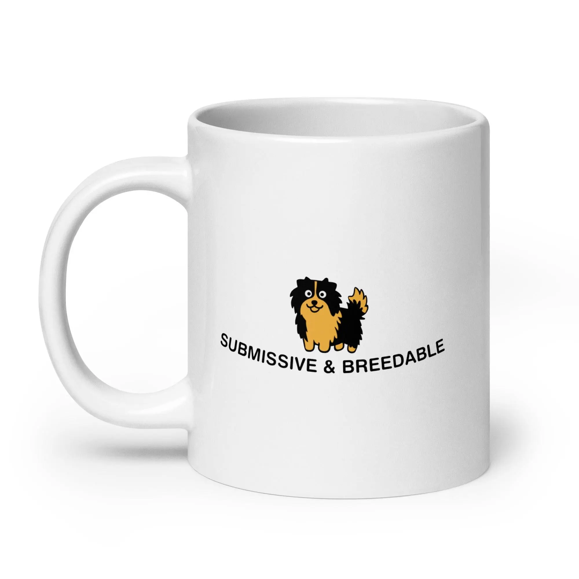 Submissive and Breedable White glossy mug - Image 9