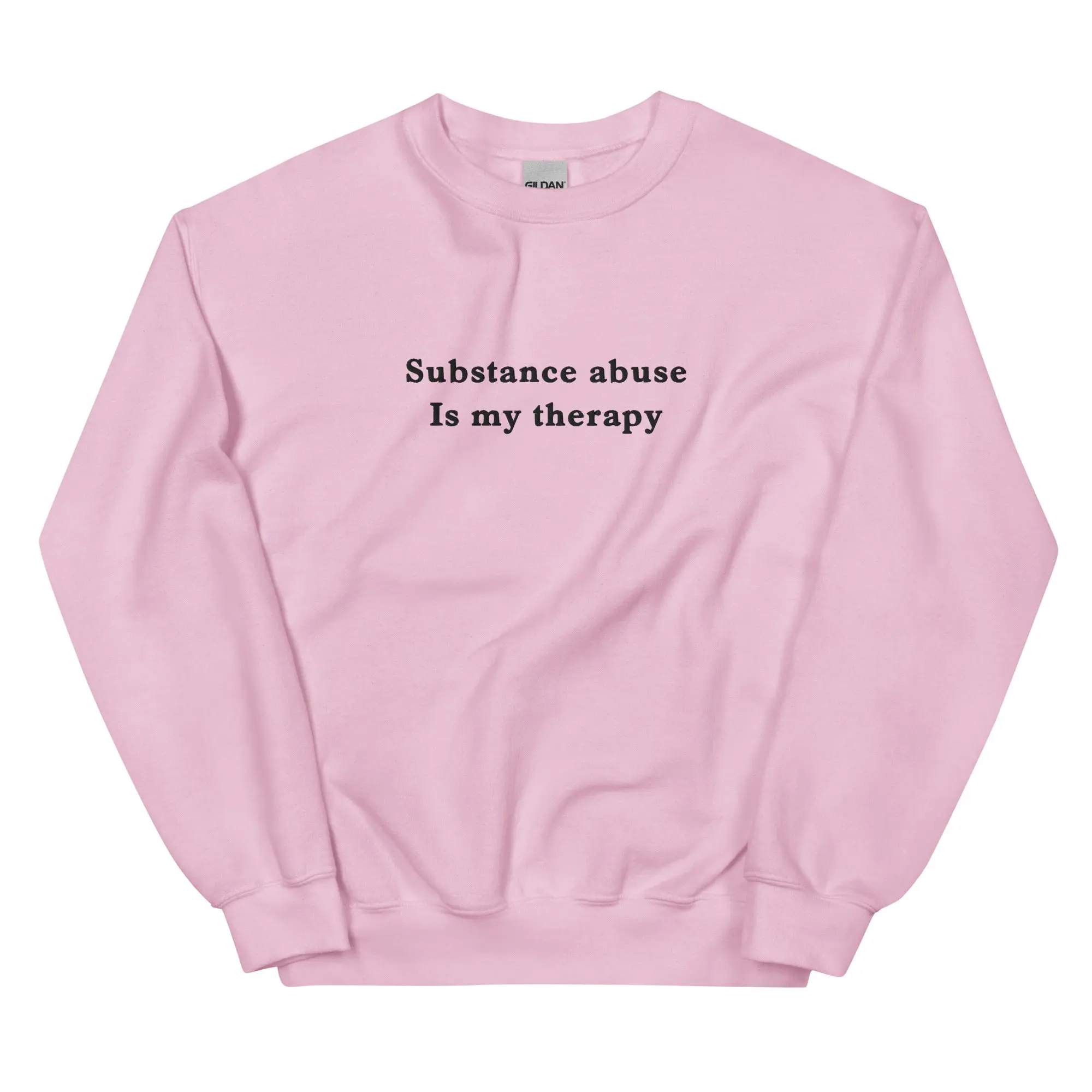 Substance abuse is my therapy sweatshirt - Image 9