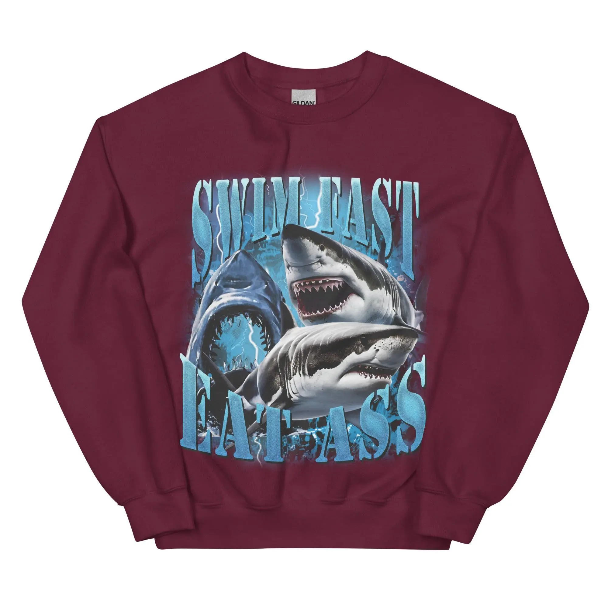 Swim Fast Eat Ass Sweatshirt - Image 4