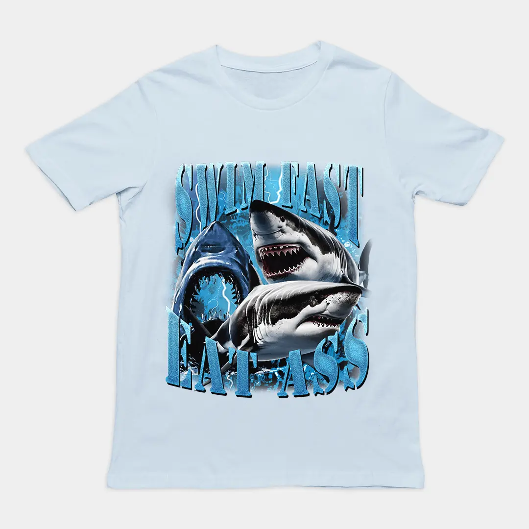 Swim Fast Eat Ass t-shirt - Image 5