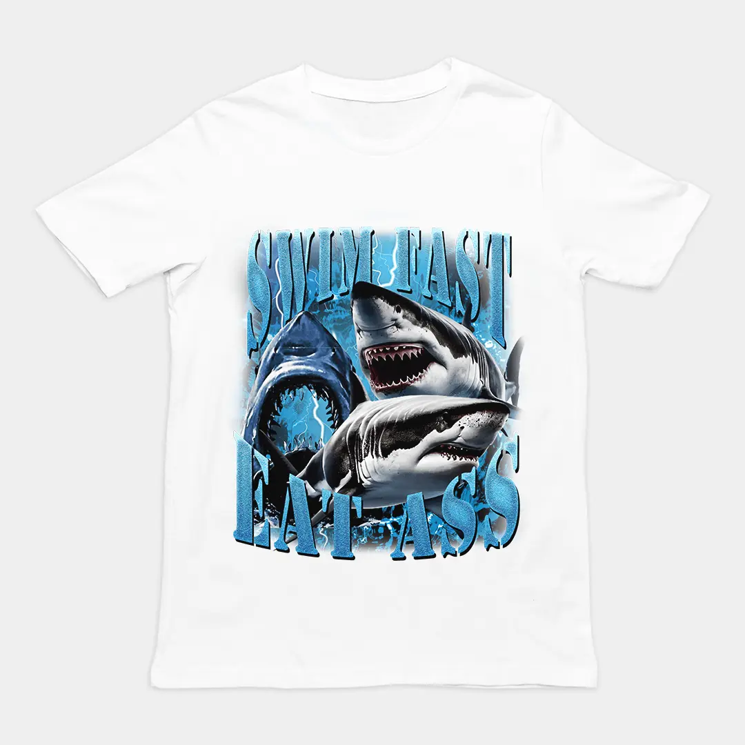 Swim Fast Eat Ass t-shirt - Image 6