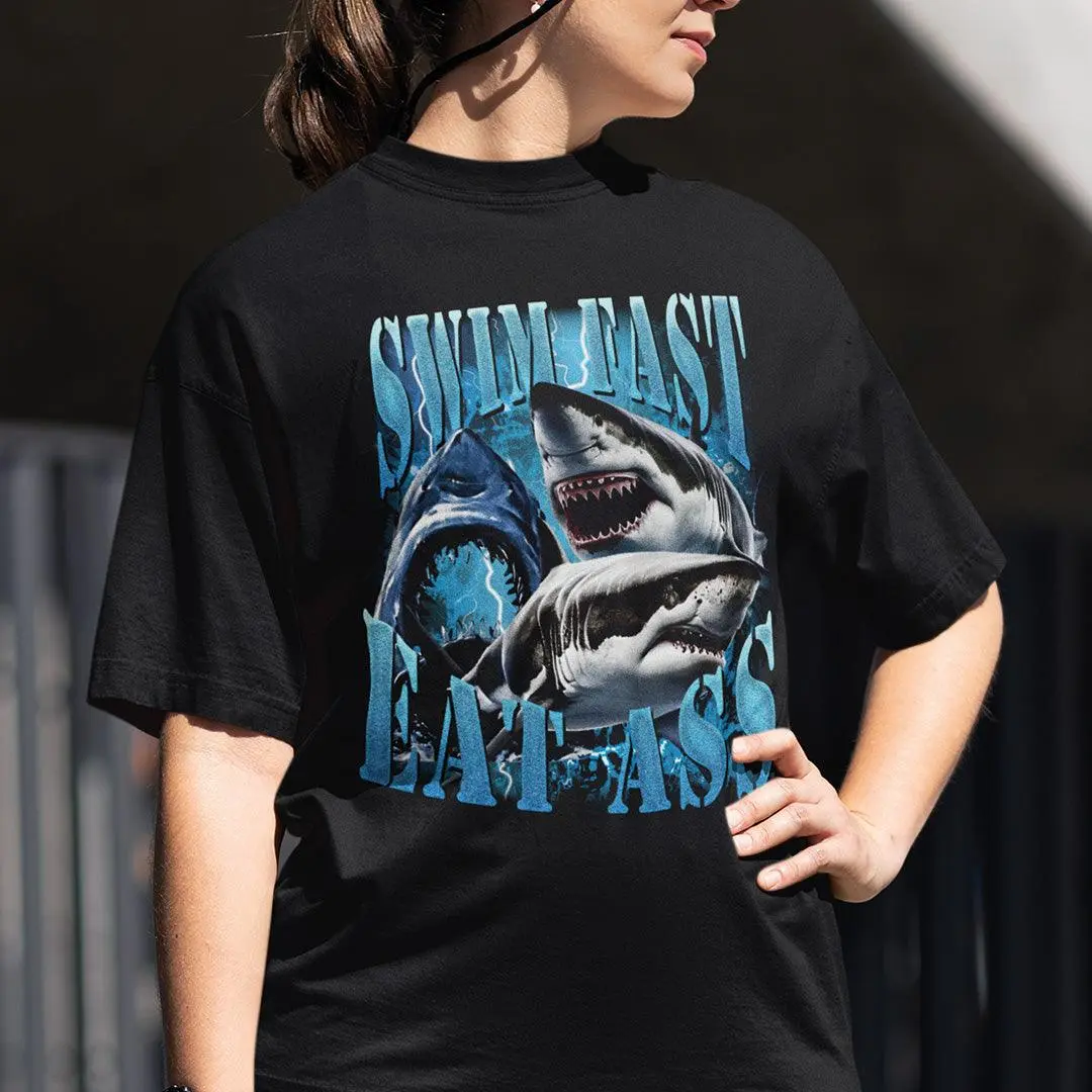 Swim Fast Eat Ass t-shirt - Image 7