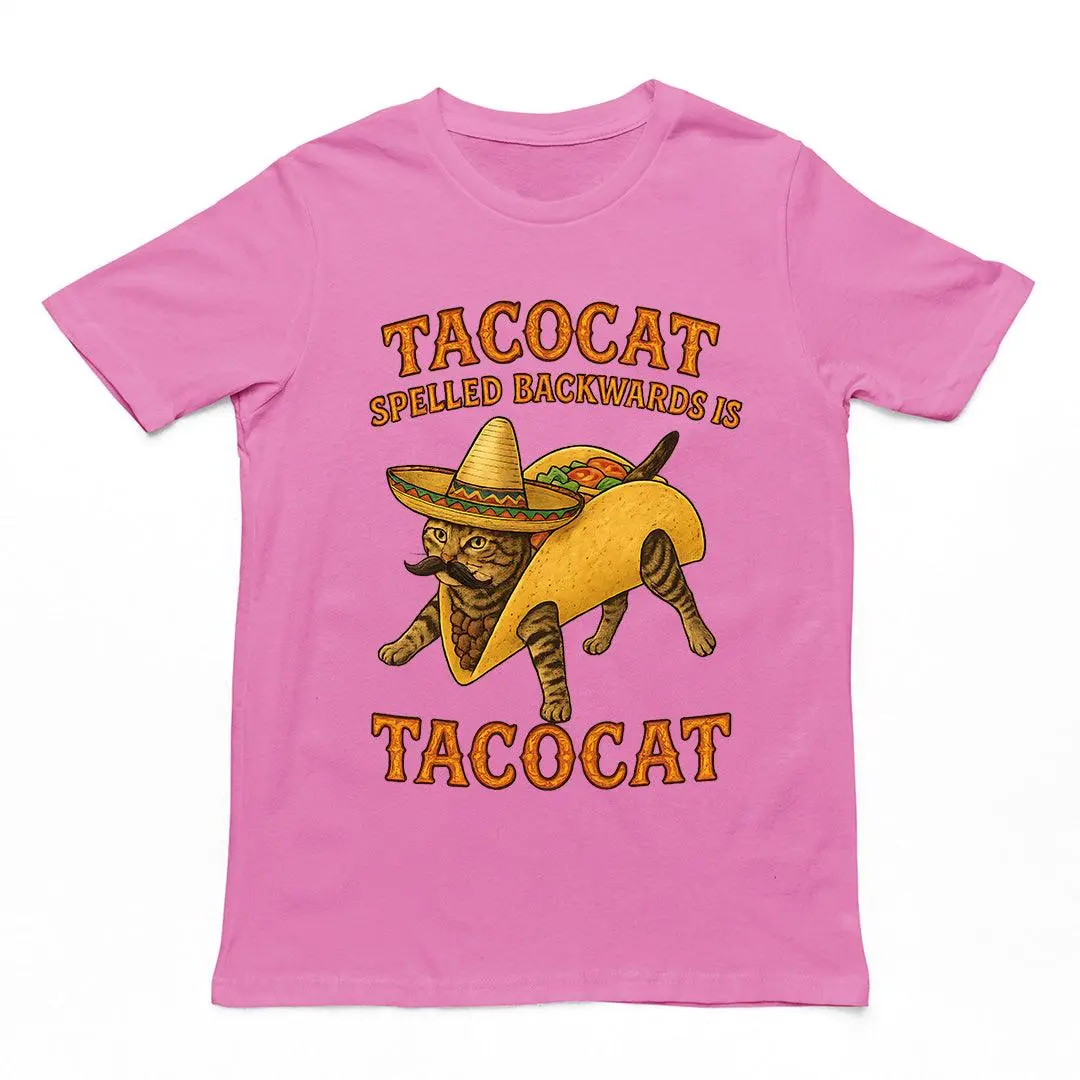 Tacocat spelled backwards is tacocat T-Shirt - Image 2