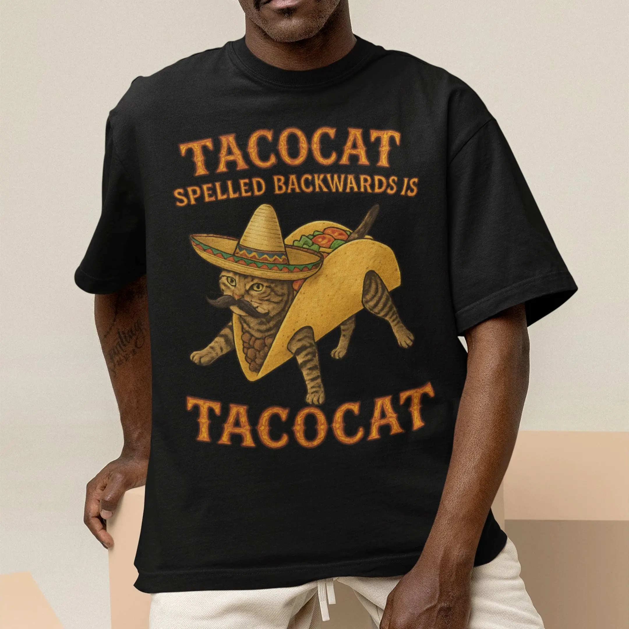 Tacocat spelled backwards is tacocat T-Shirt - Image 7