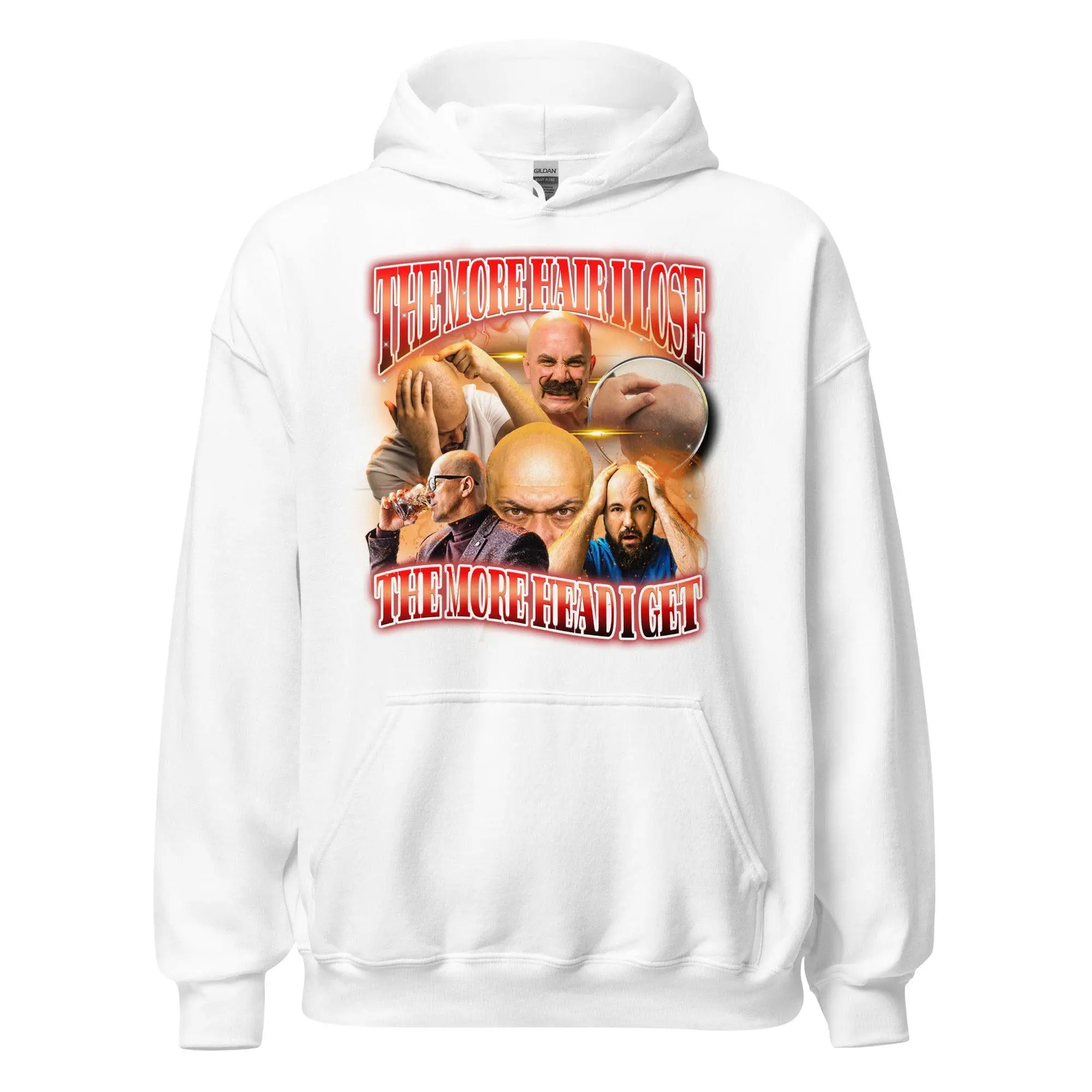 The more hair I lose the more head I get Hoodie - Image 7