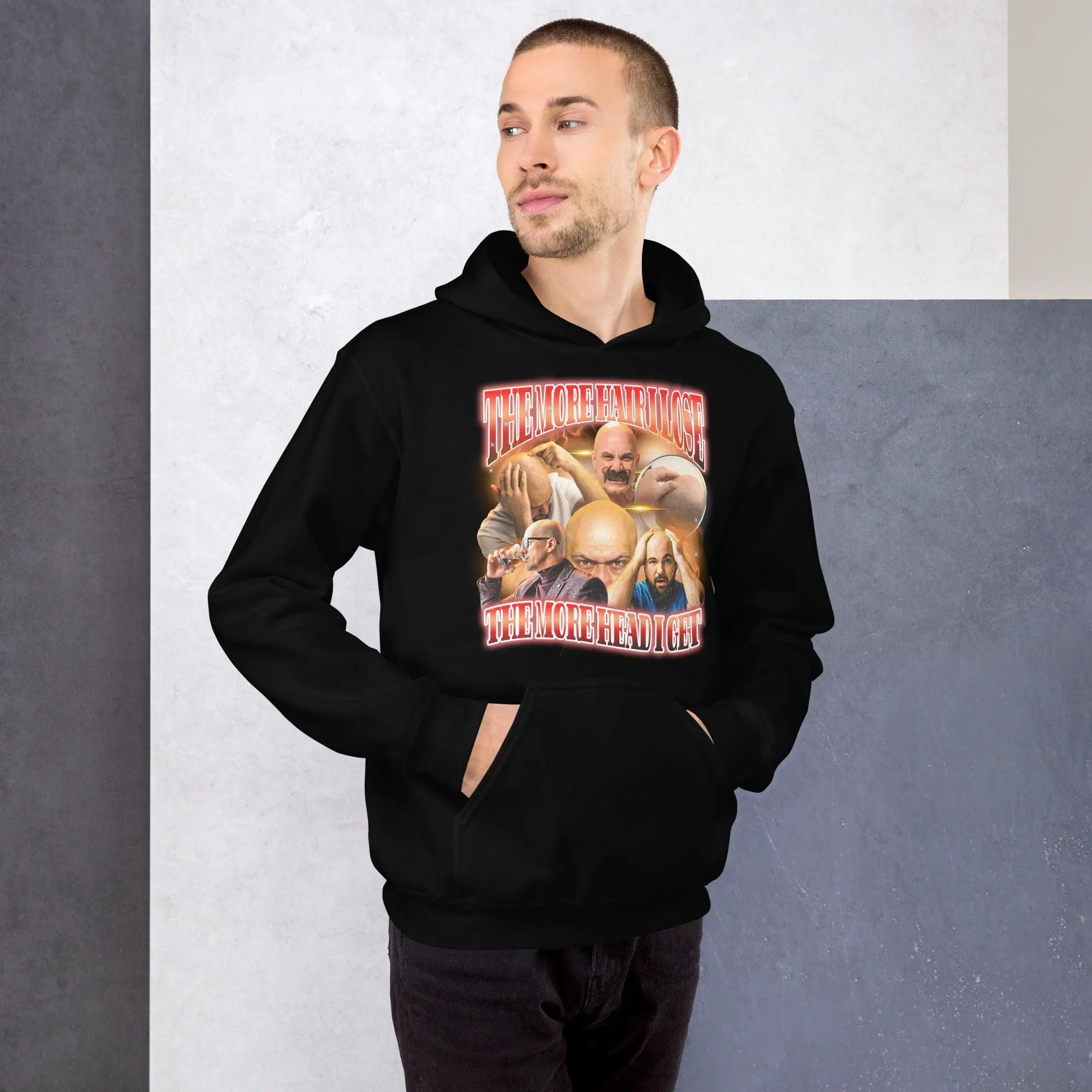 The more hair I lose the more head I get Hoodie - Image 8