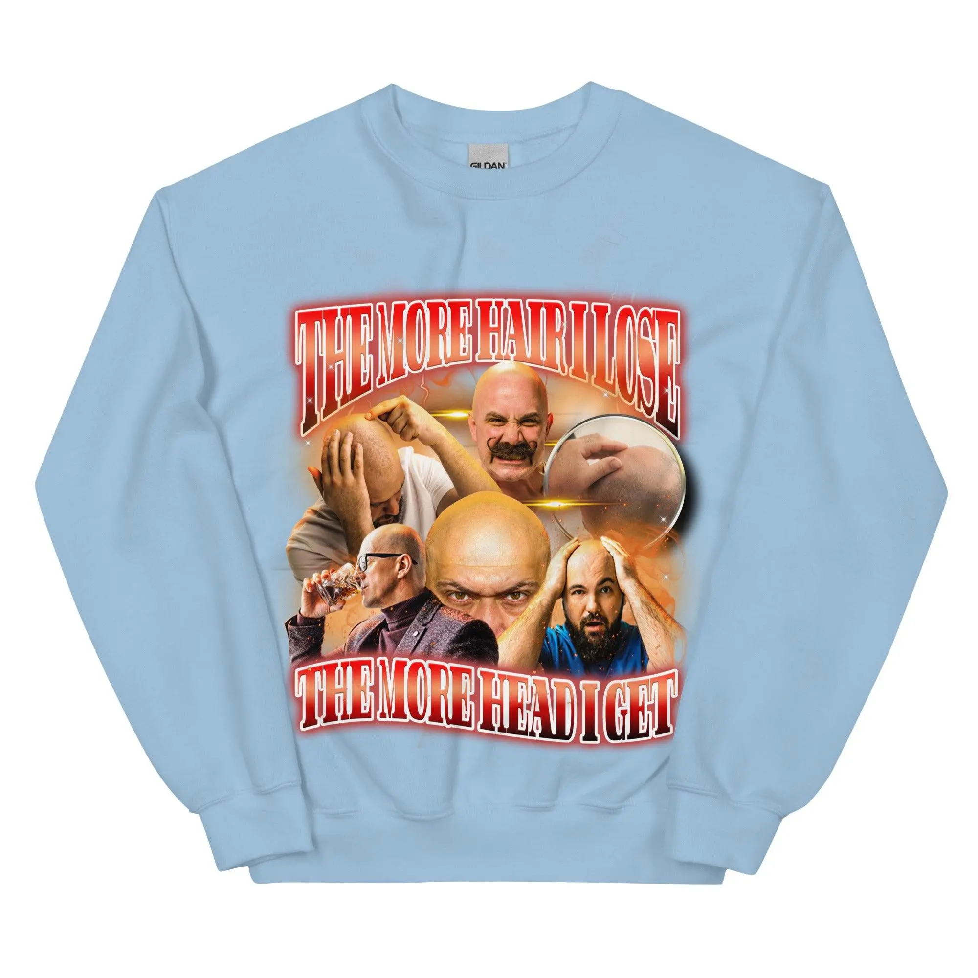 The More Hair I Lose The More Head I Get Sweatshirt - Image 6