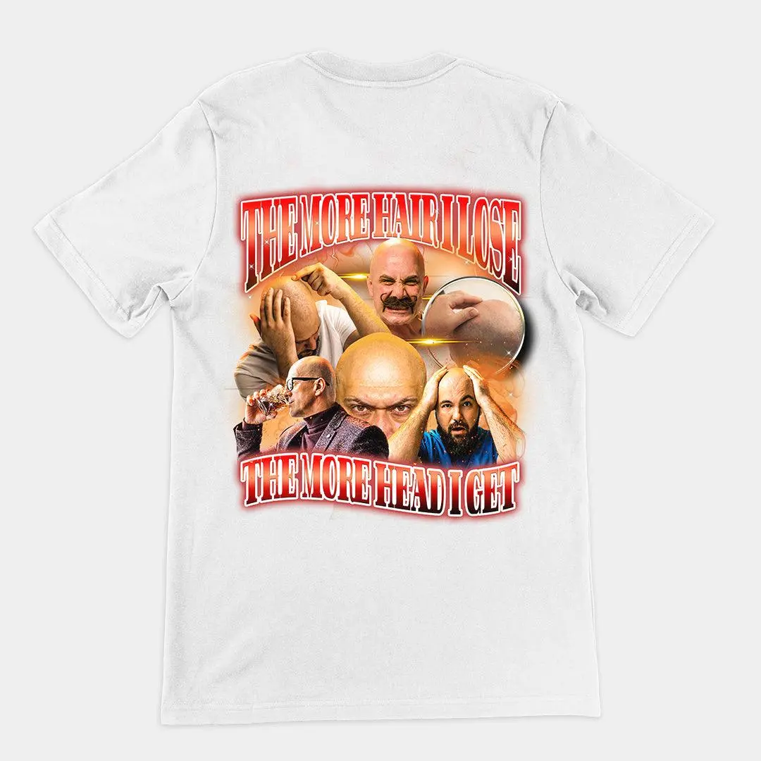 The more hair I lose the more head i get t-shirt (backprint) - Image 6