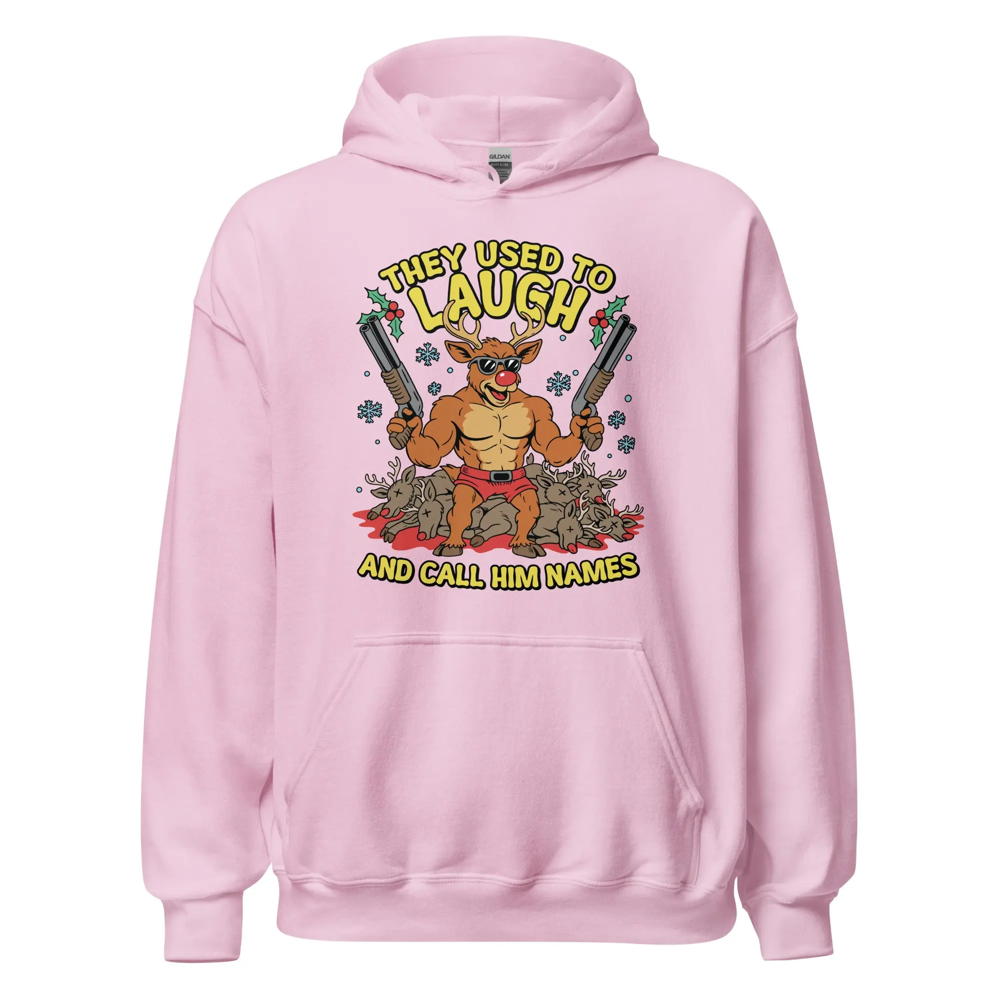 They Used to Laugh and Call him Names Rudolph Hoodie - Image 6