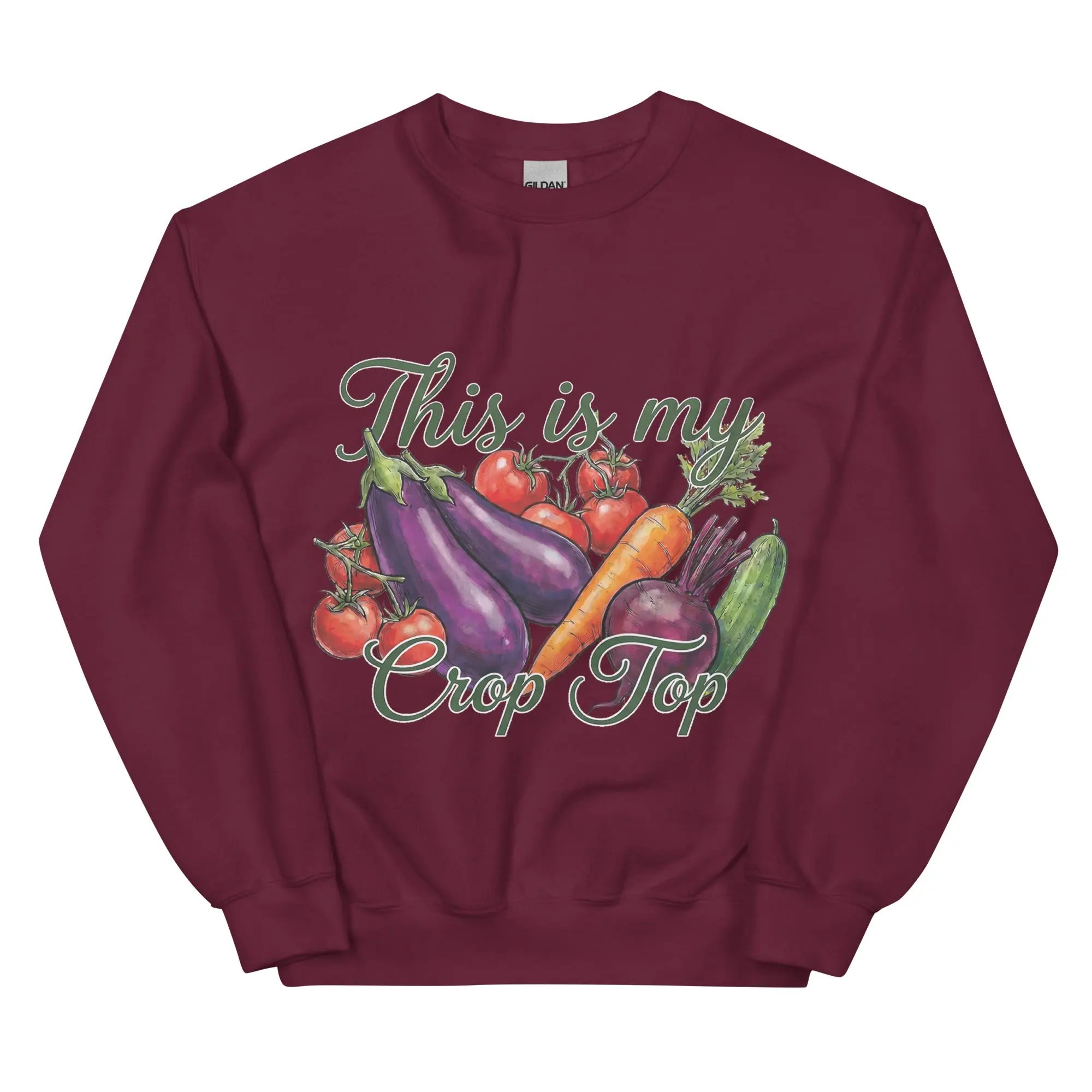 This is my crop top sweatshirt - Image 5