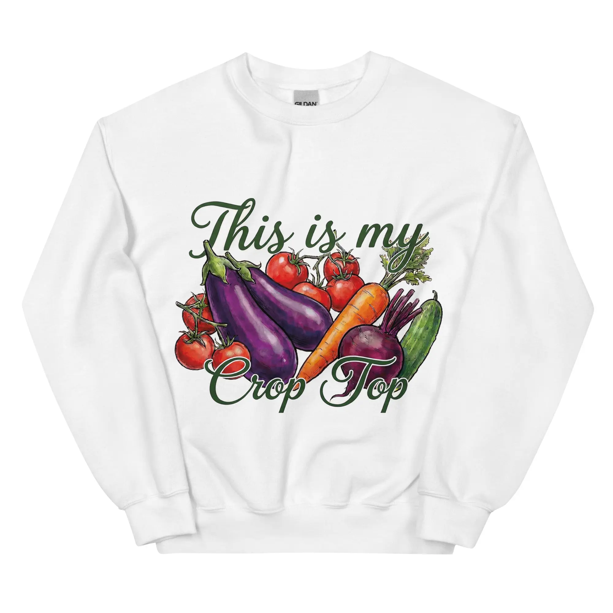 This is my crop top sweatshirt - Image 9