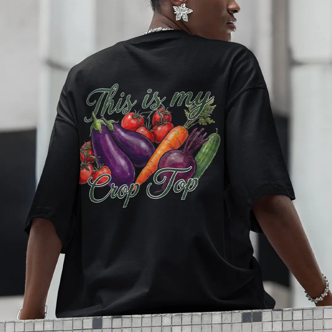 This is my crop top T-Shirt (backprint) - Image 7