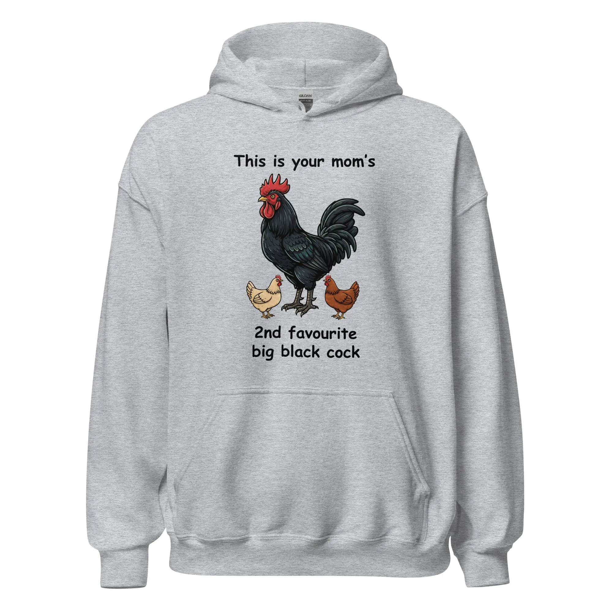 This is your mom's 2nd favourite big black cock Hoodie - Image 5