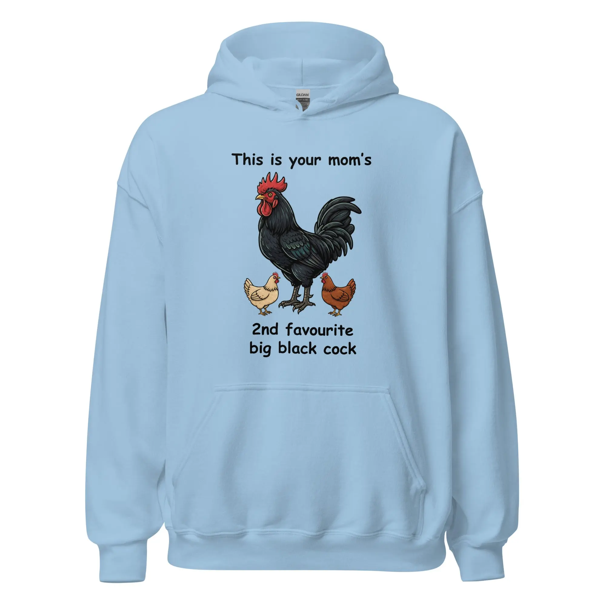 This is your mom's 2nd favourite big black cock Hoodie - Image 6