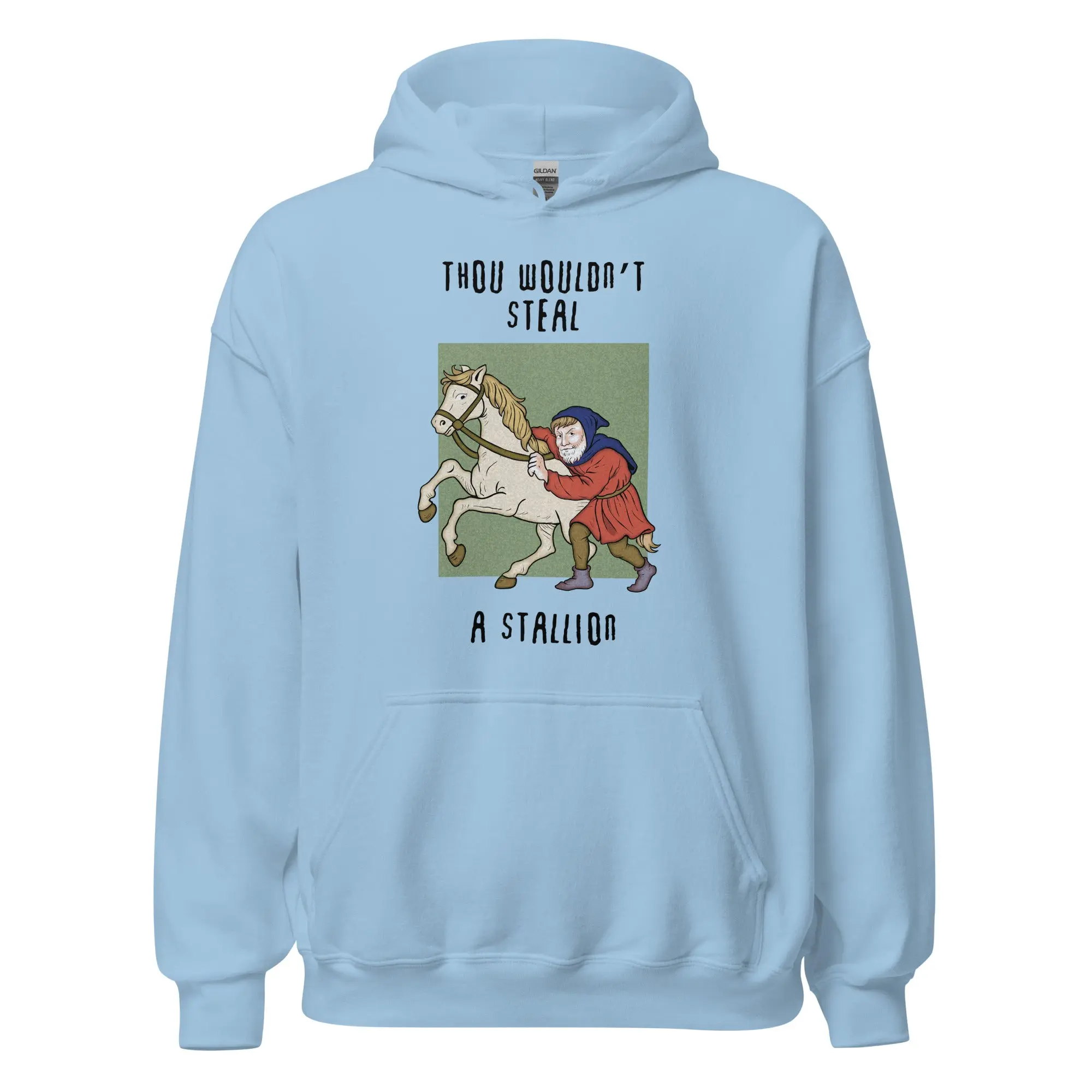 Thou wouldn't steal a stallion Hoodie - Image 6