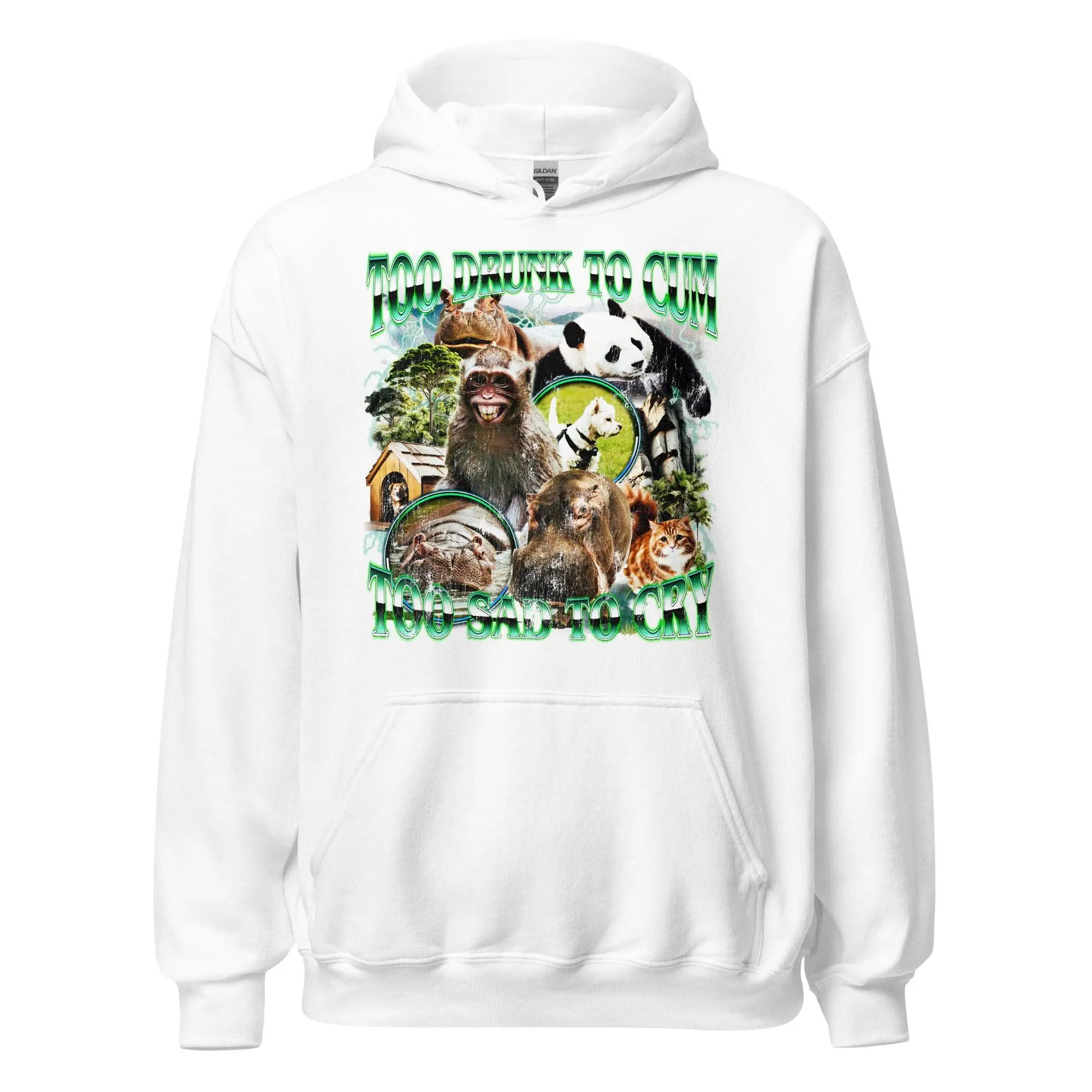 Too Drunk to Cum Too Sad to Cry Hoodie - Image 7