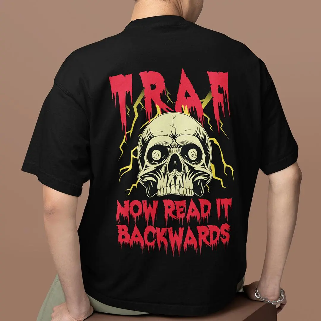 TRAF - Now Read it Backwards t-shirt (Backprint) - Image 7